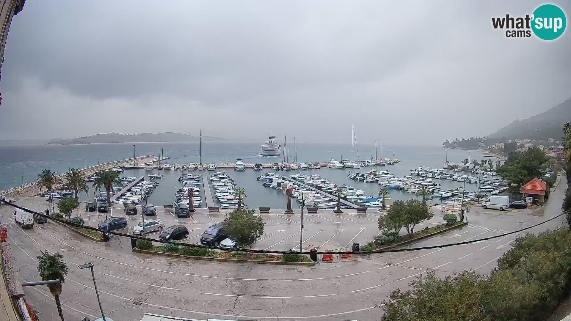 Webcam Orebić Riva – Ferry vers Korčula en direct