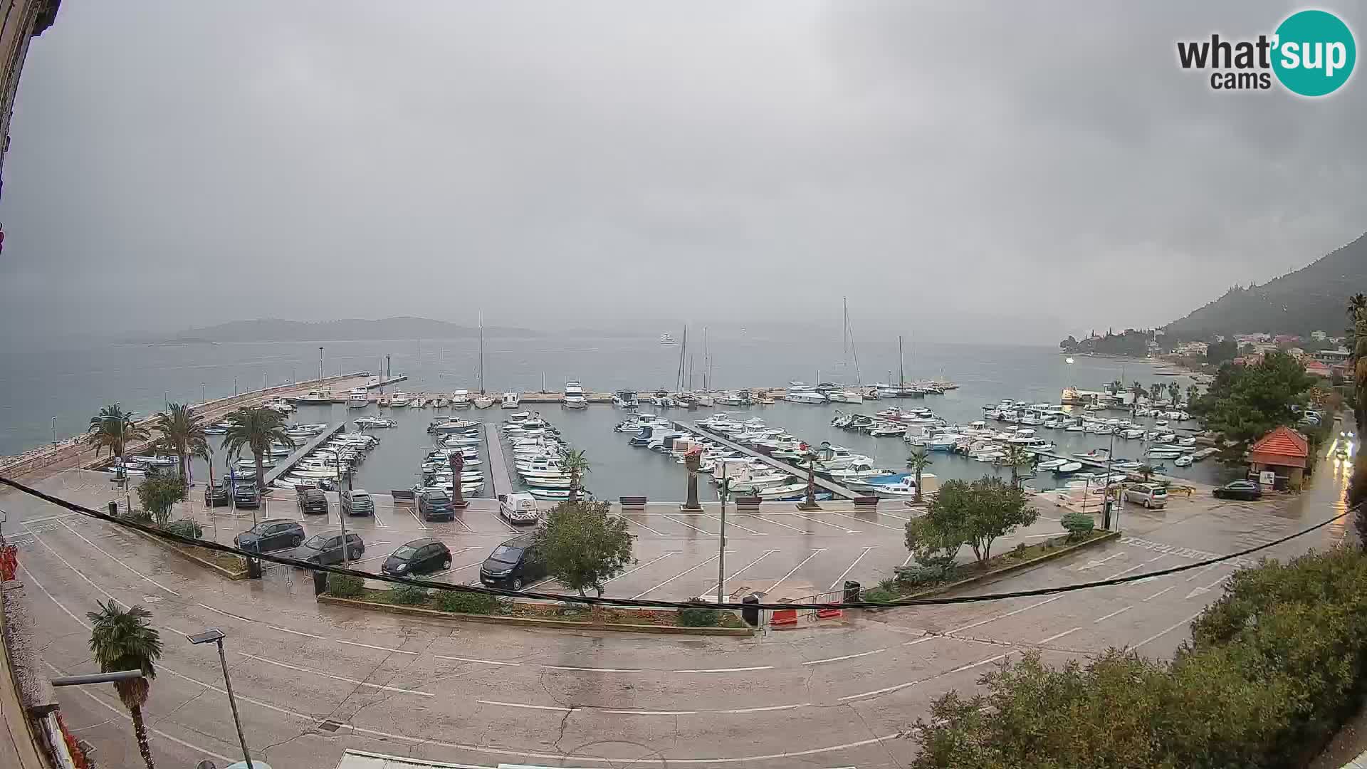 Webcam Orebić Riva – Ferry vers Korčula en direct