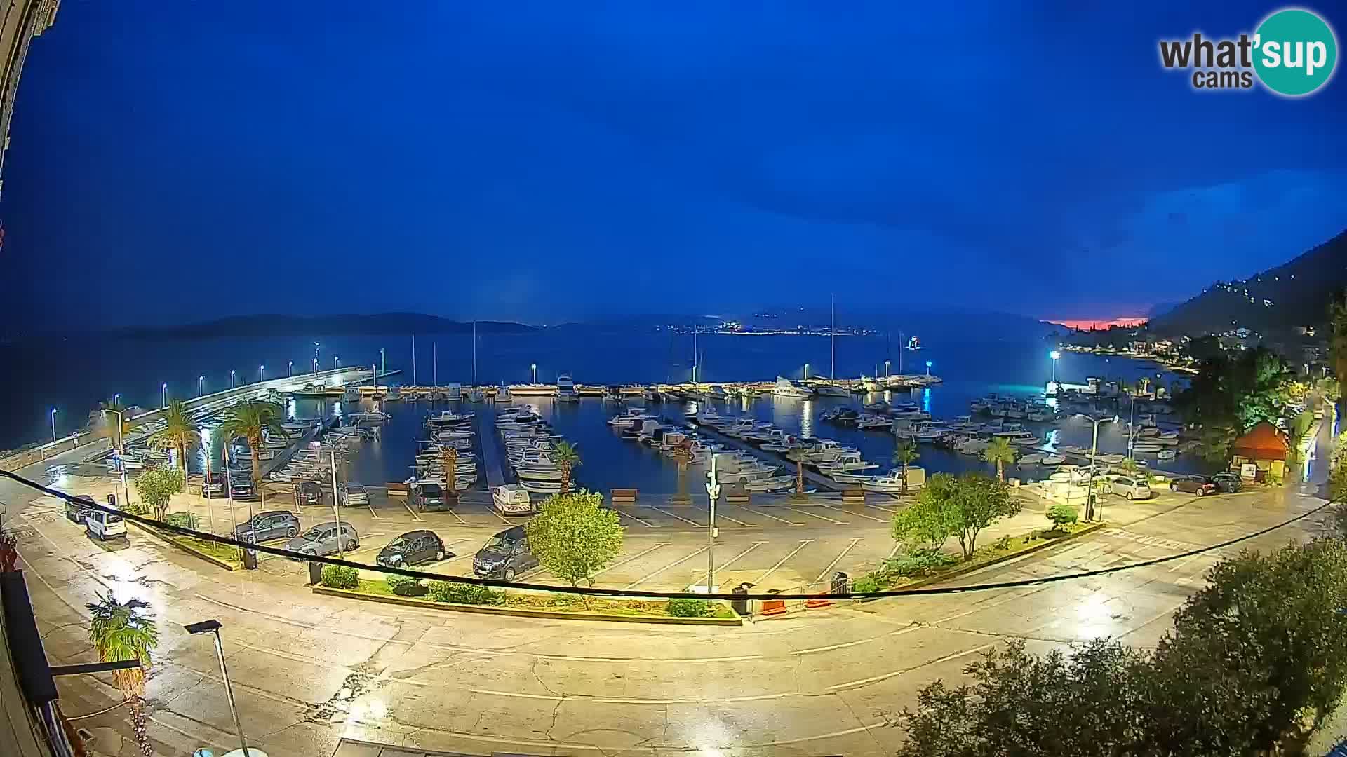 Webcam Orebić Uferpromenade – Fähre nach Korčula Live