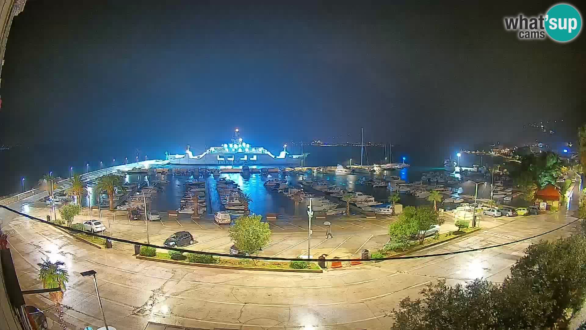 Webcam Orebić Riva – Ferry to Korčula Live