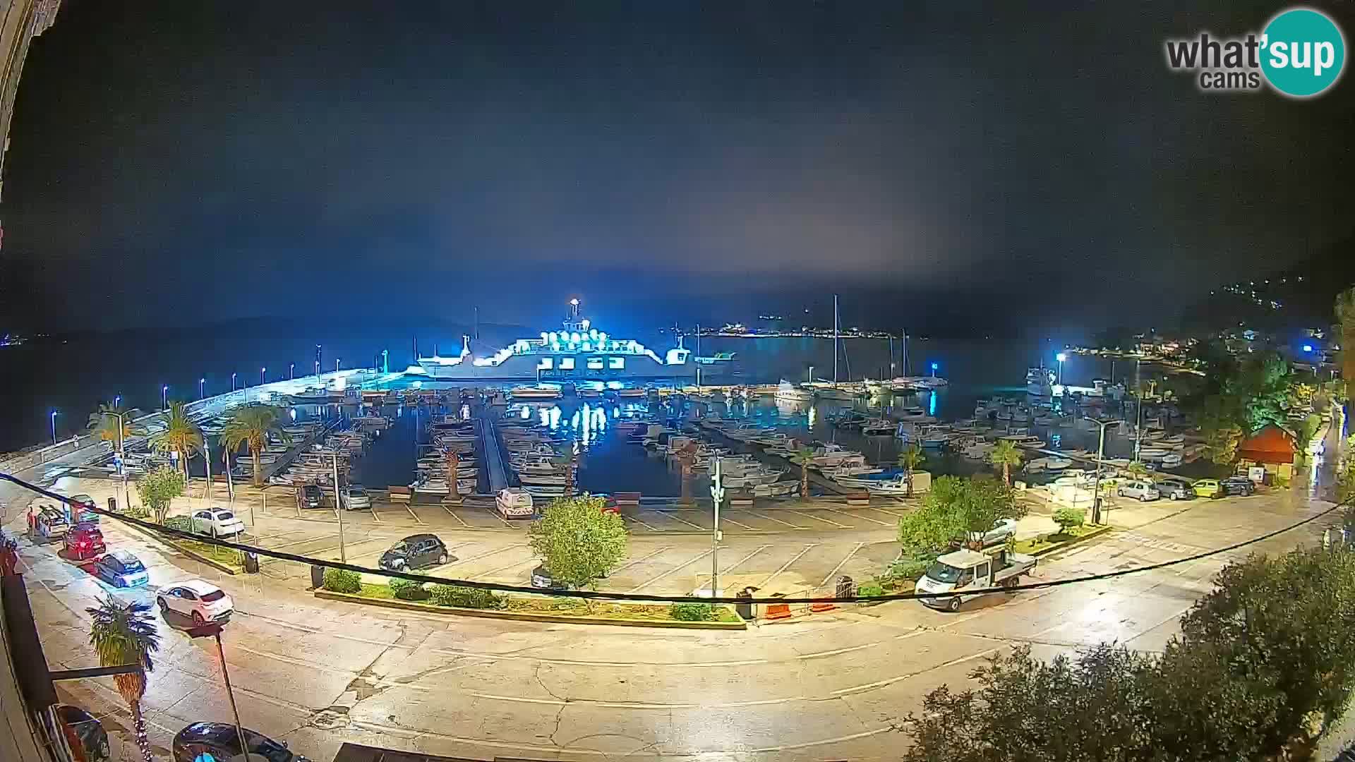 Webcam Orebić Riva – Ferry to Korčula Live