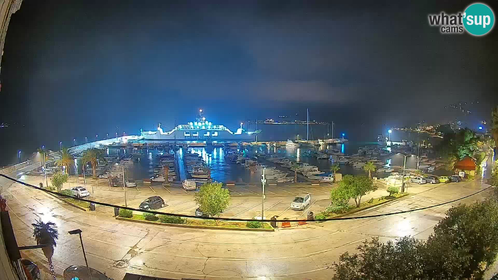 Webcam Orebić Riva – Ferry to Korčula Live