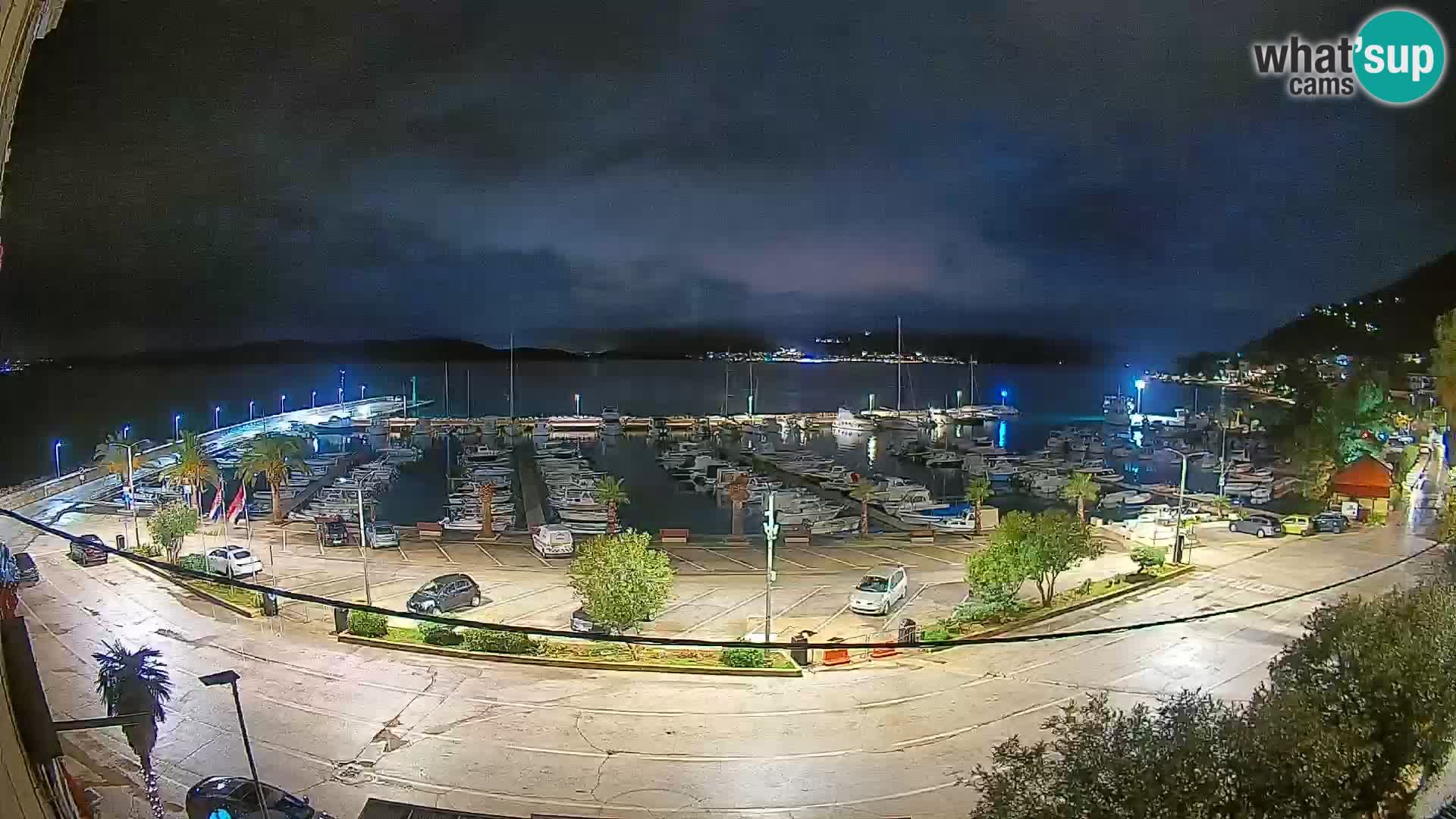 Webcam Orebić Riva – Ferry a Korčula en vivo