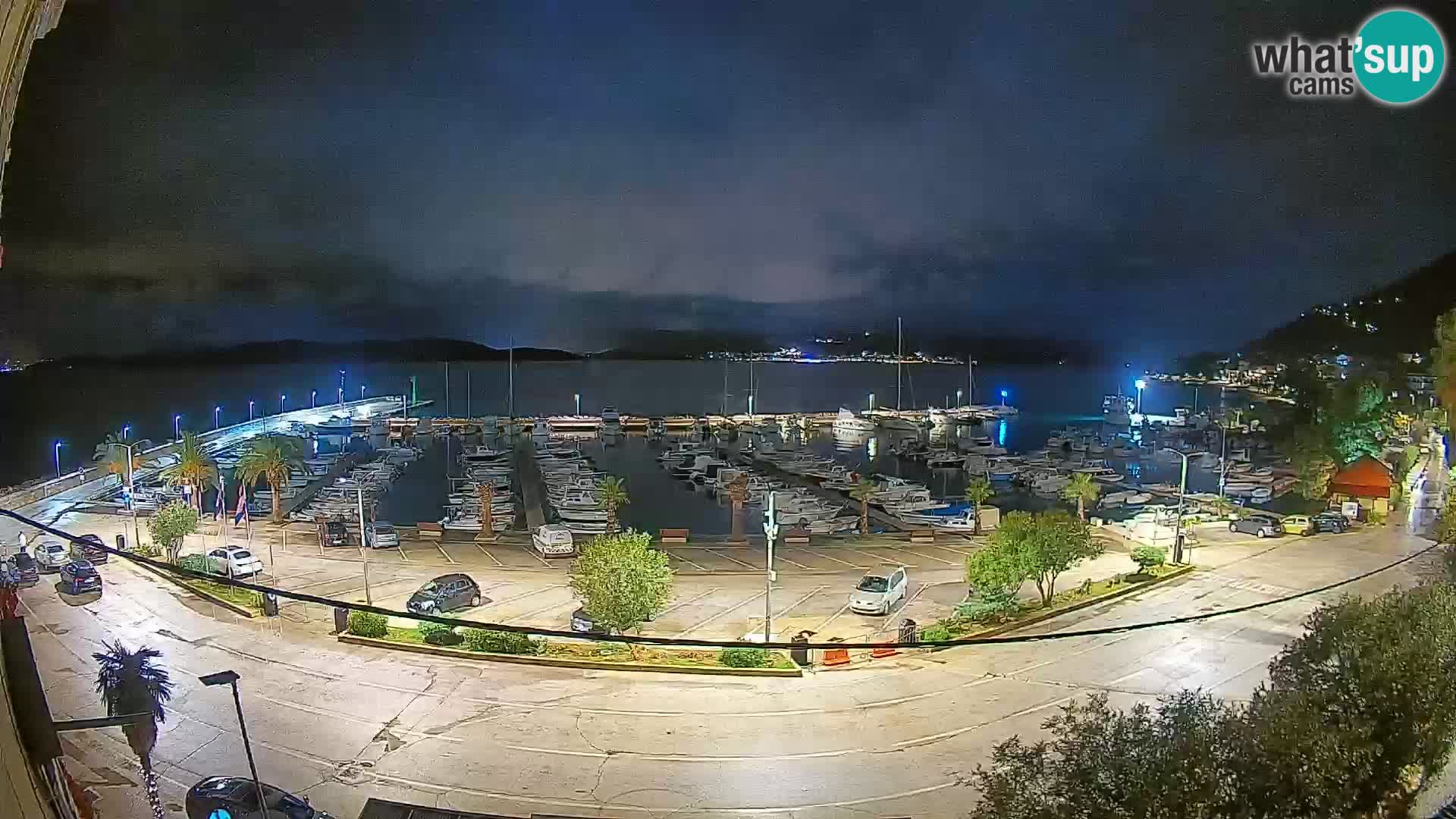 Webcam Orebić Uferpromenade – Fähre nach Korčula Live