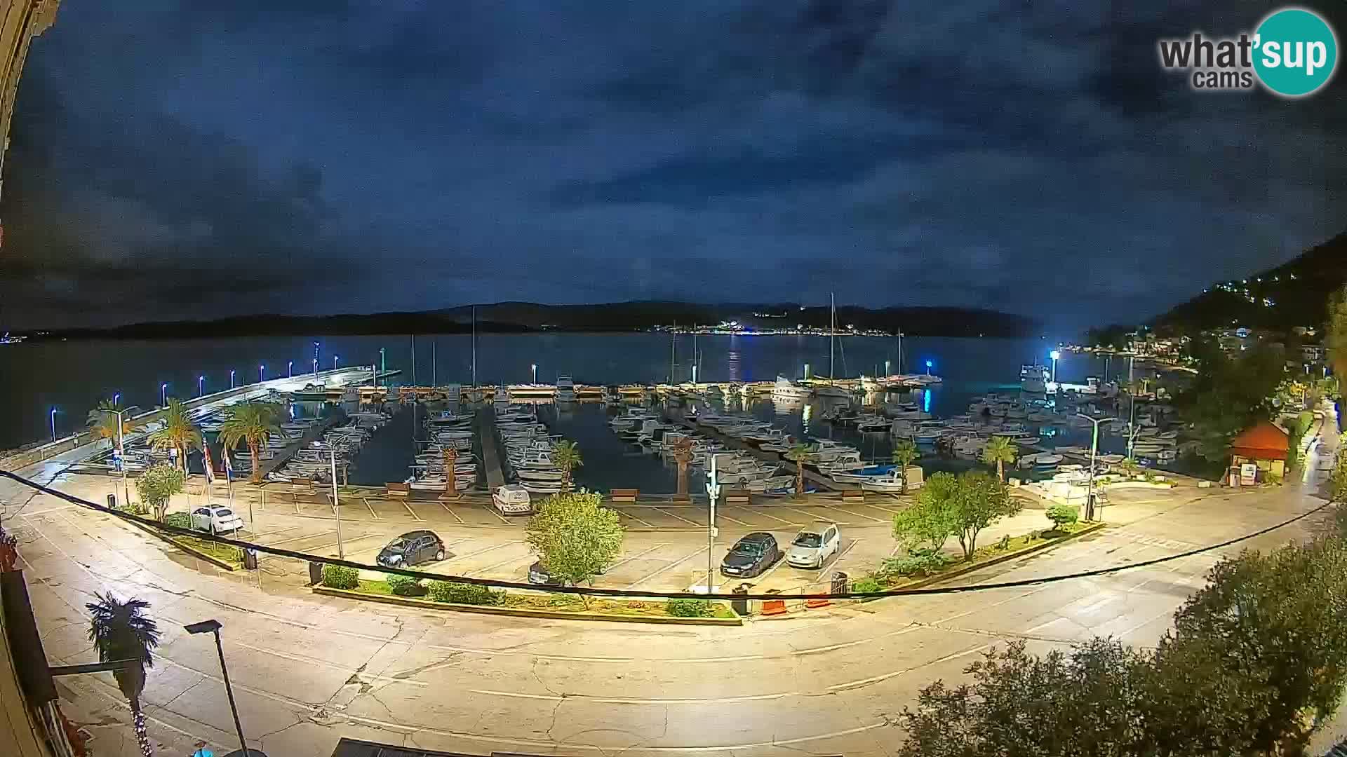 Spletna kamera Orebić Riva – Trajekt za Korčulo v živo