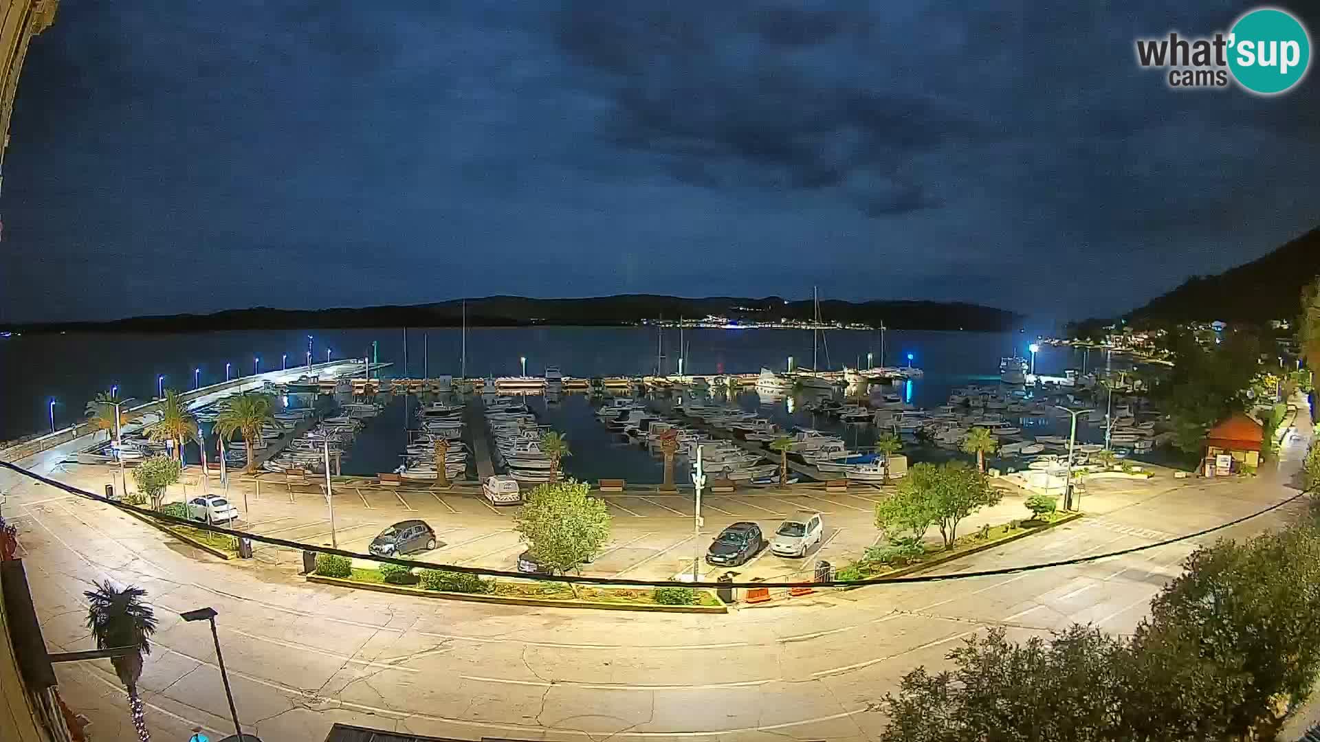 Spletna kamera Orebić Riva – Trajekt za Korčulo v živo