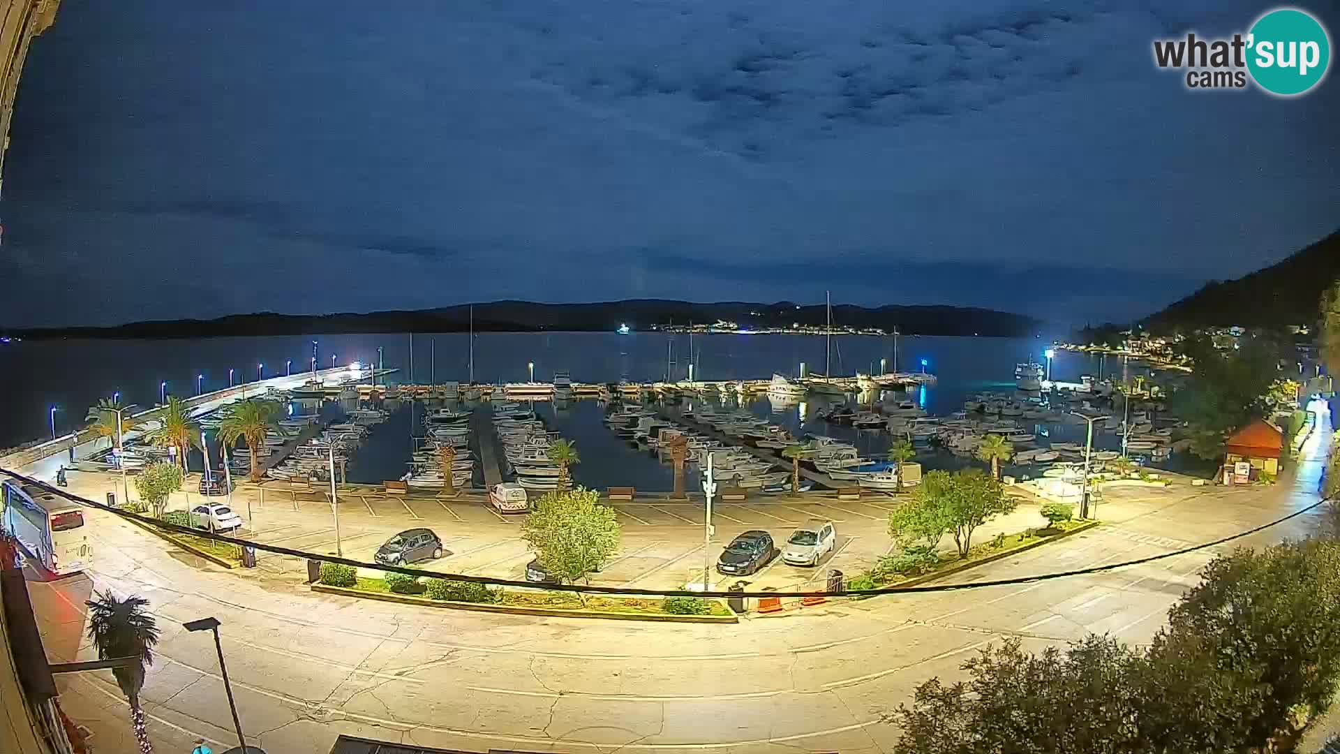 Webcam Orebić Uferpromenade – Fähre nach Korčula Live