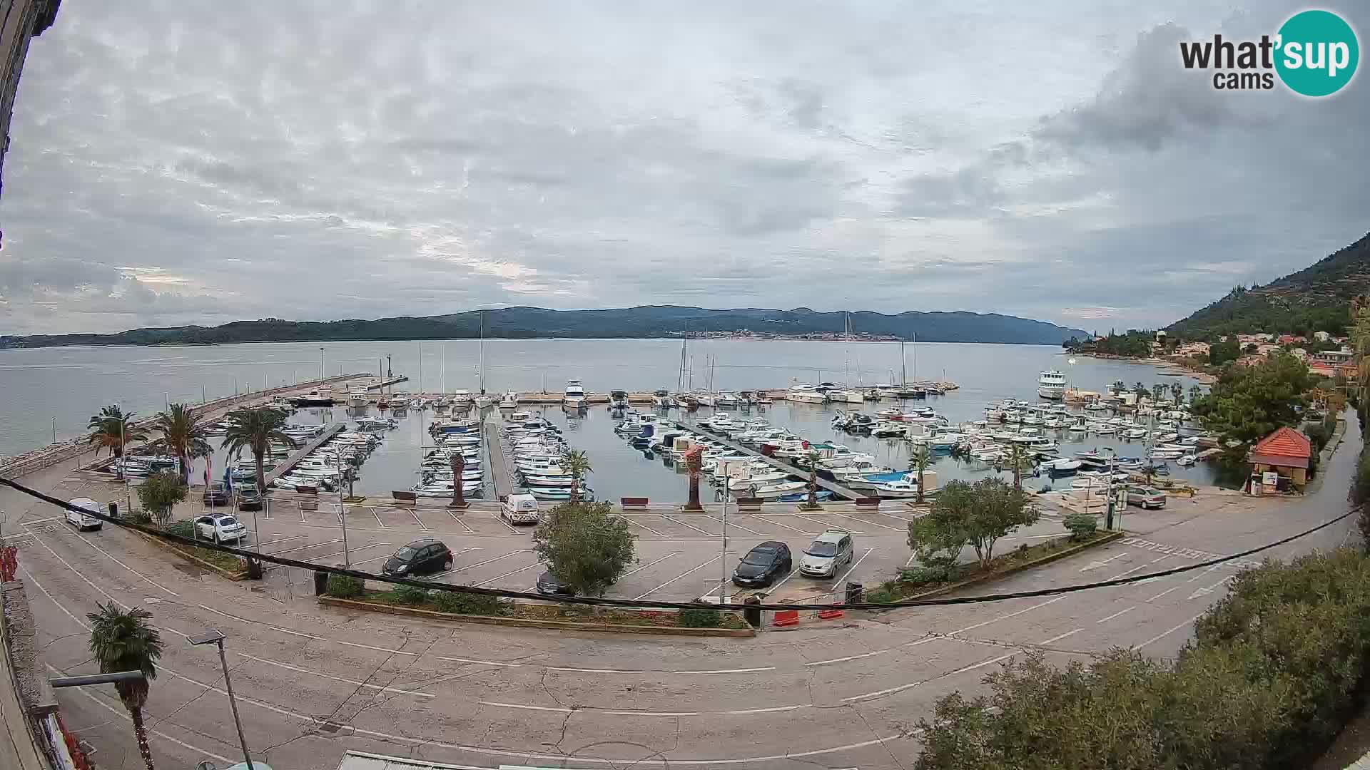 Web kamera Orebić Riva – Trajekt za Korčulu uživo