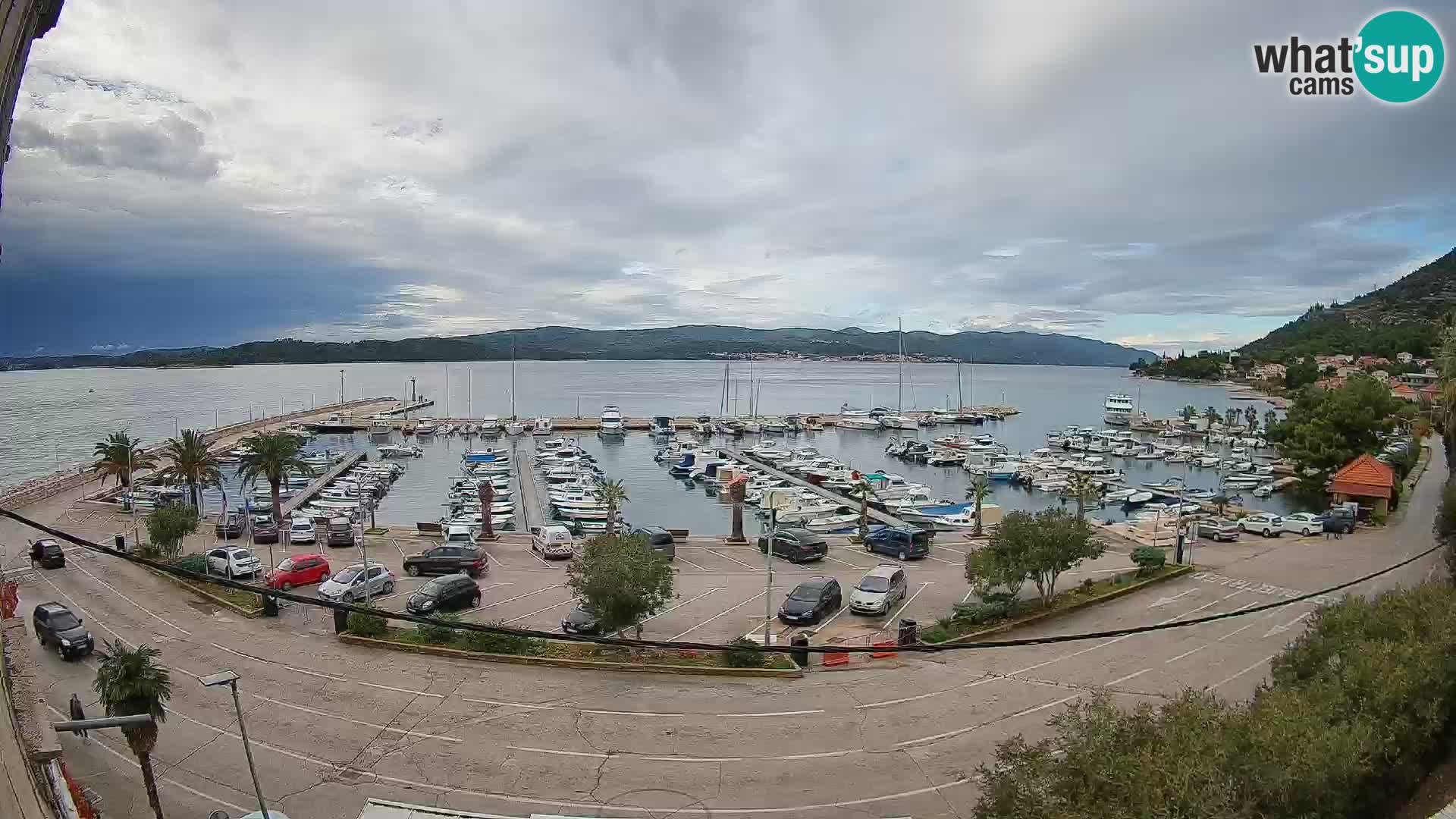 Webcam Orebić Riva – Ferry vers Korčula en direct