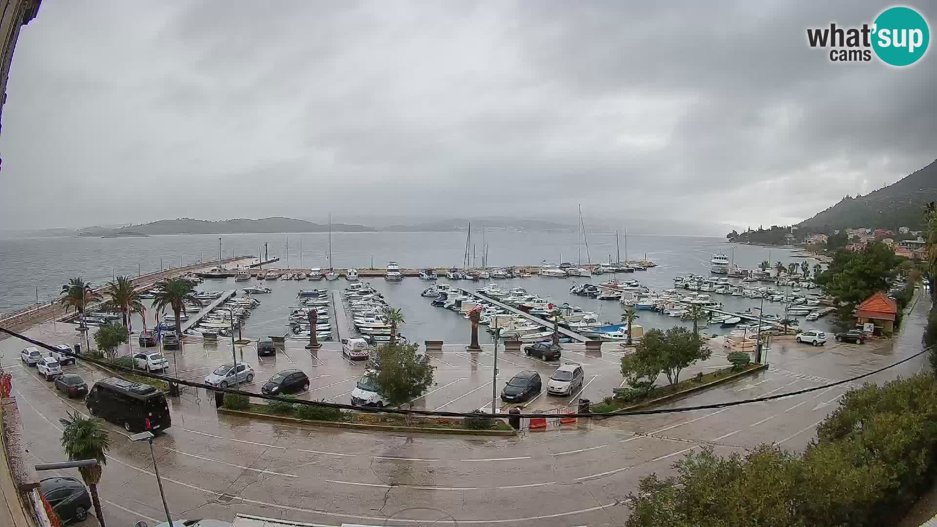 Webcam Orebić Riva – Ferry to Korčula Live