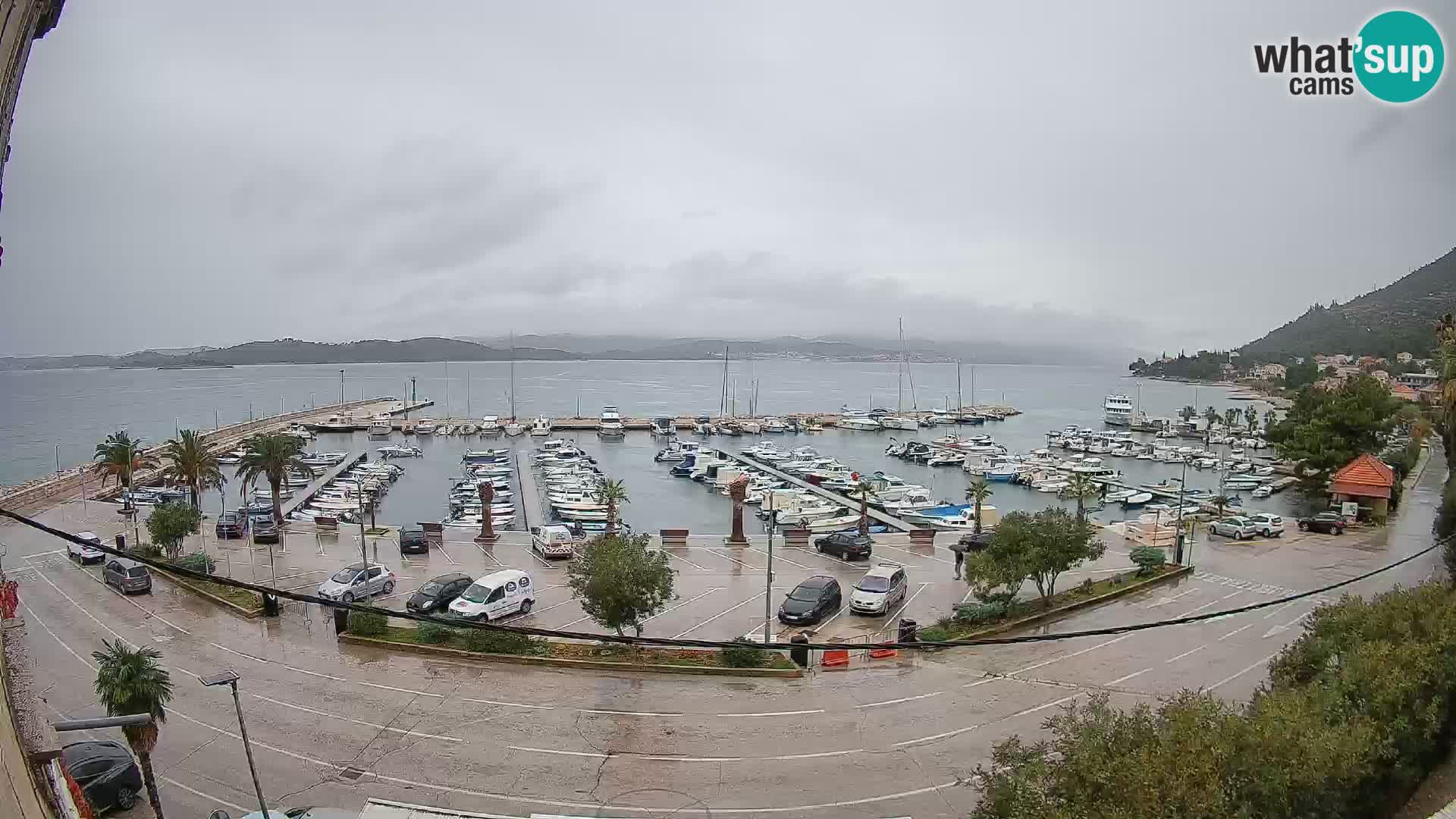 Web kamera Orebić Riva – Trajekt za Korčulu uživo