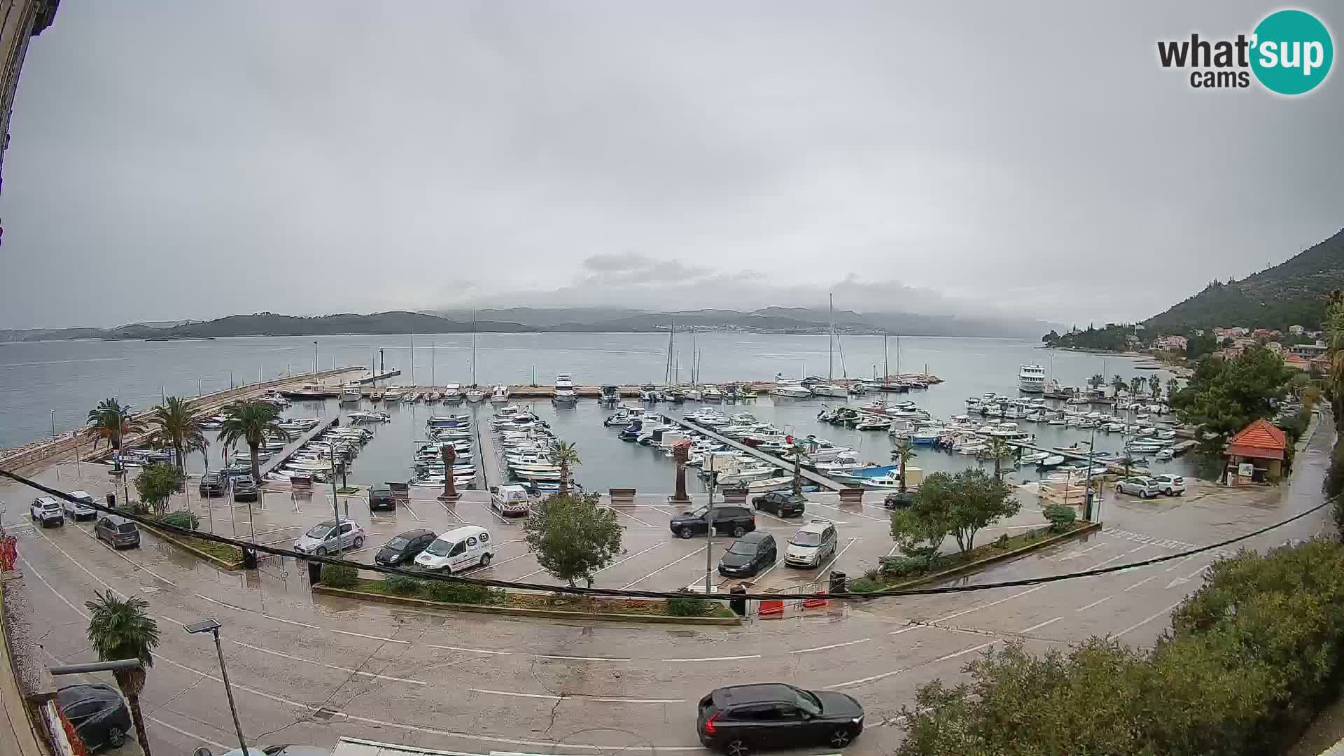 Webcam Orebić Riva – Ferry to Korčula Live