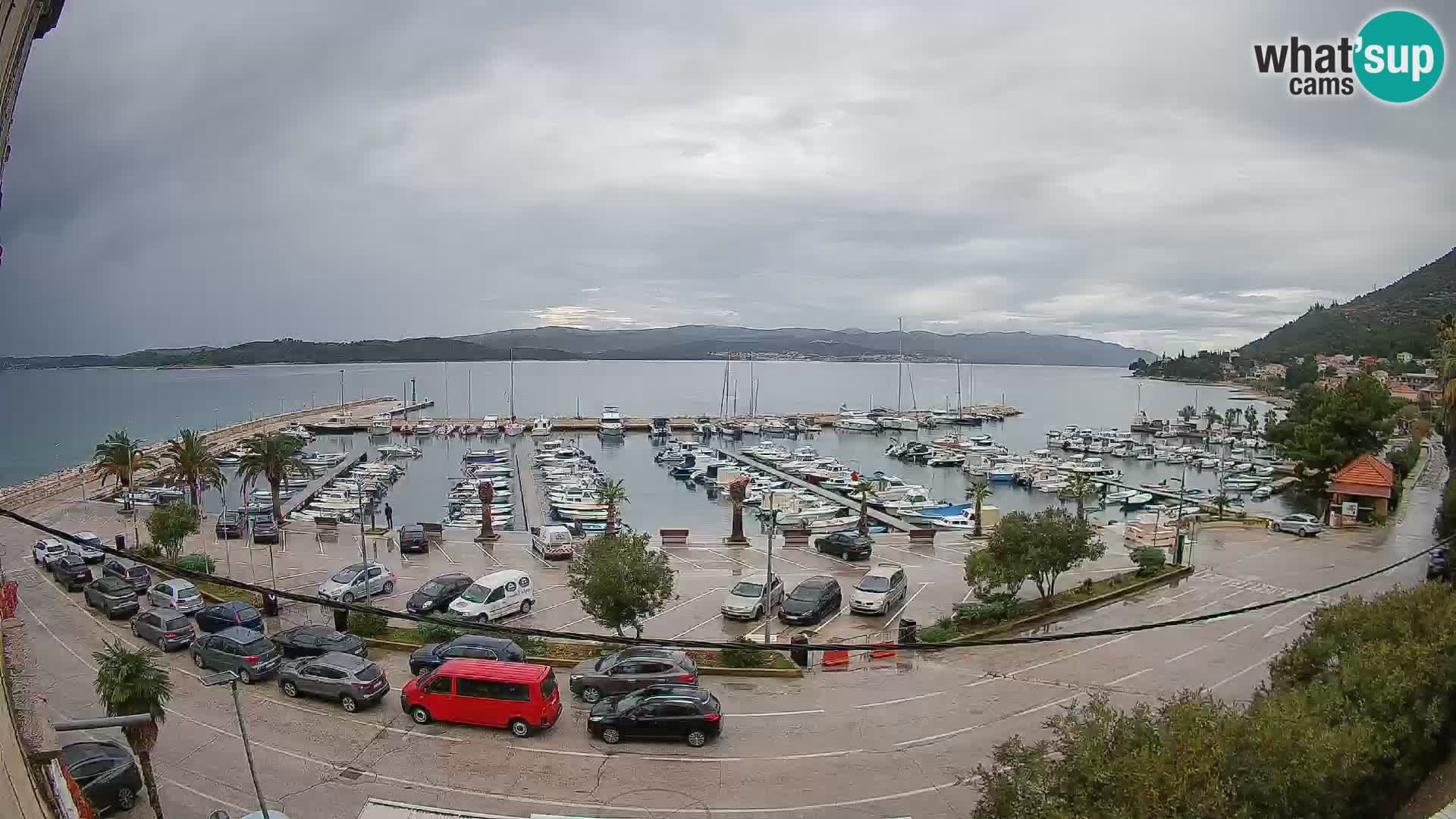Webcam Orebić Riva – Ferry to Korčula Live