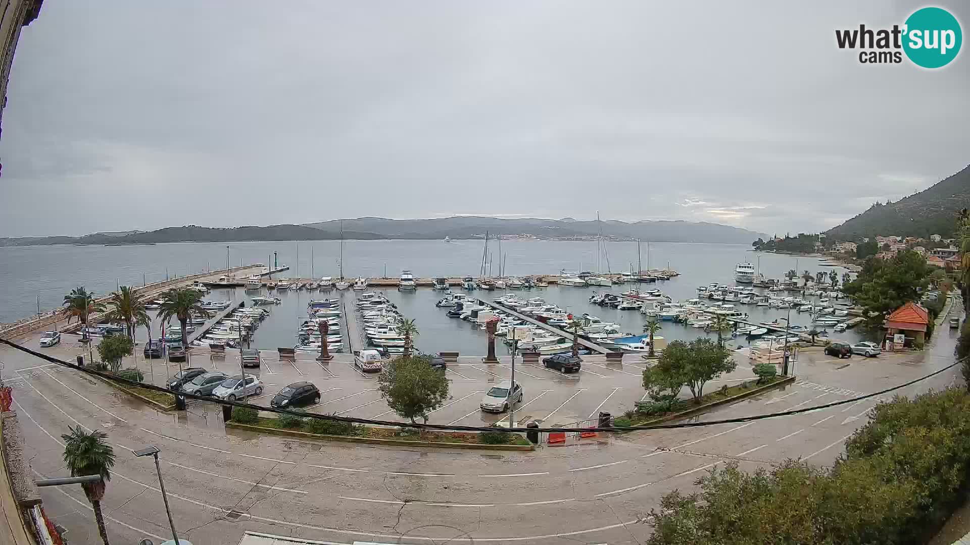 Webcam Orebić Riva – Ferry to Korčula Live