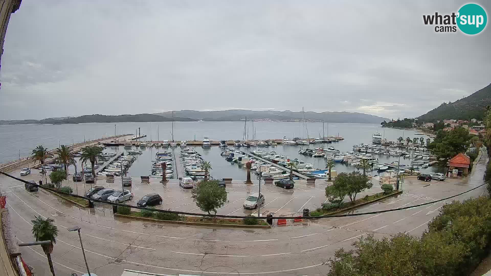 Web kamera Orebić Riva – Trajekt za Korčulu uživo