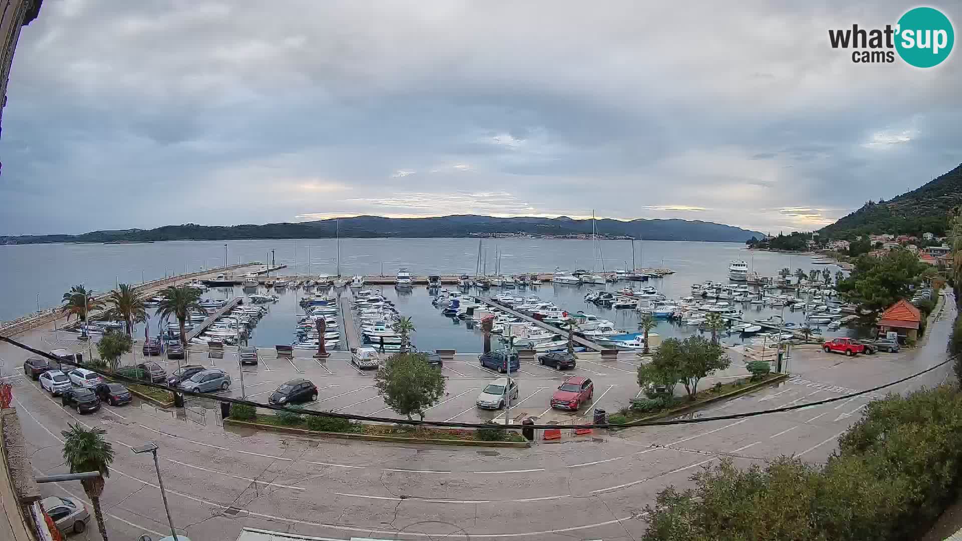 Webcam Orebić Riva – Ferry vers Korčula en direct