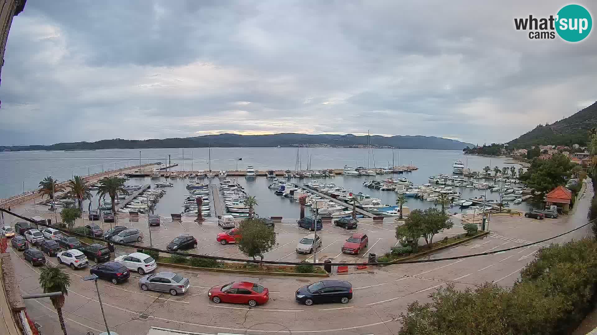 Webcam Orebić Riva – Ferry to Korčula Live