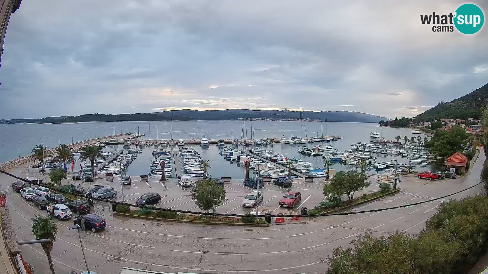 Webcam Orebić Riva – Ferry to Korčula Live