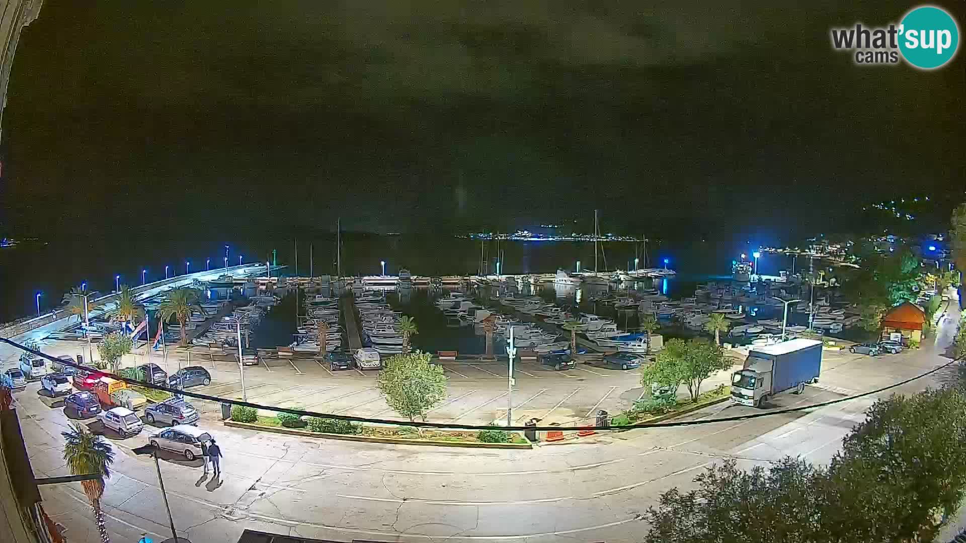 Spletna kamera Orebić Riva – Trajekt za Korčulo v živo