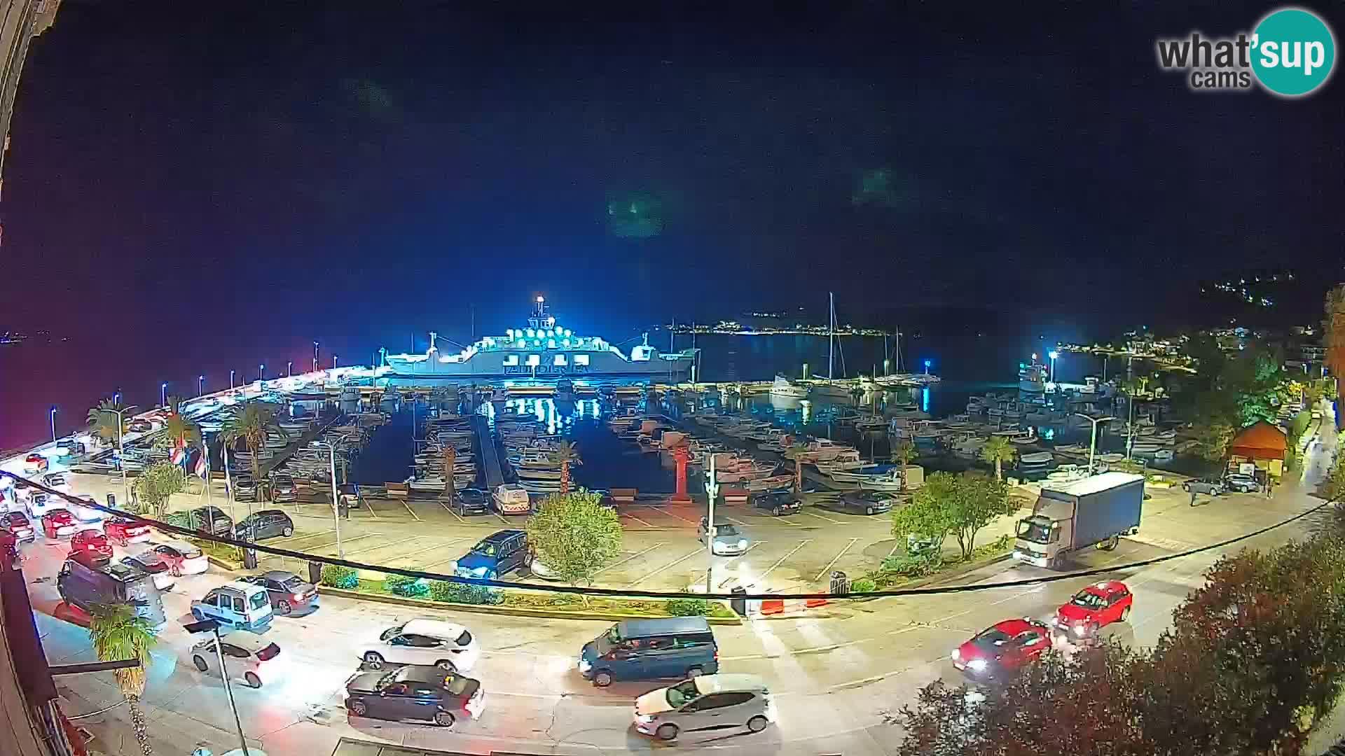 Webcam Orebić Riva – Ferry a Korčula en vivo