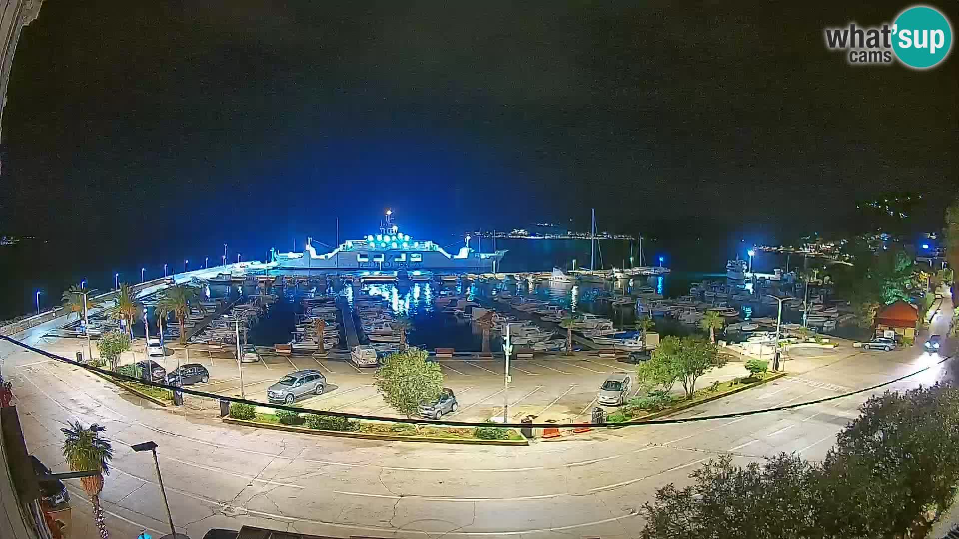 Webcam Orebić Riva – Ferry a Korčula en vivo