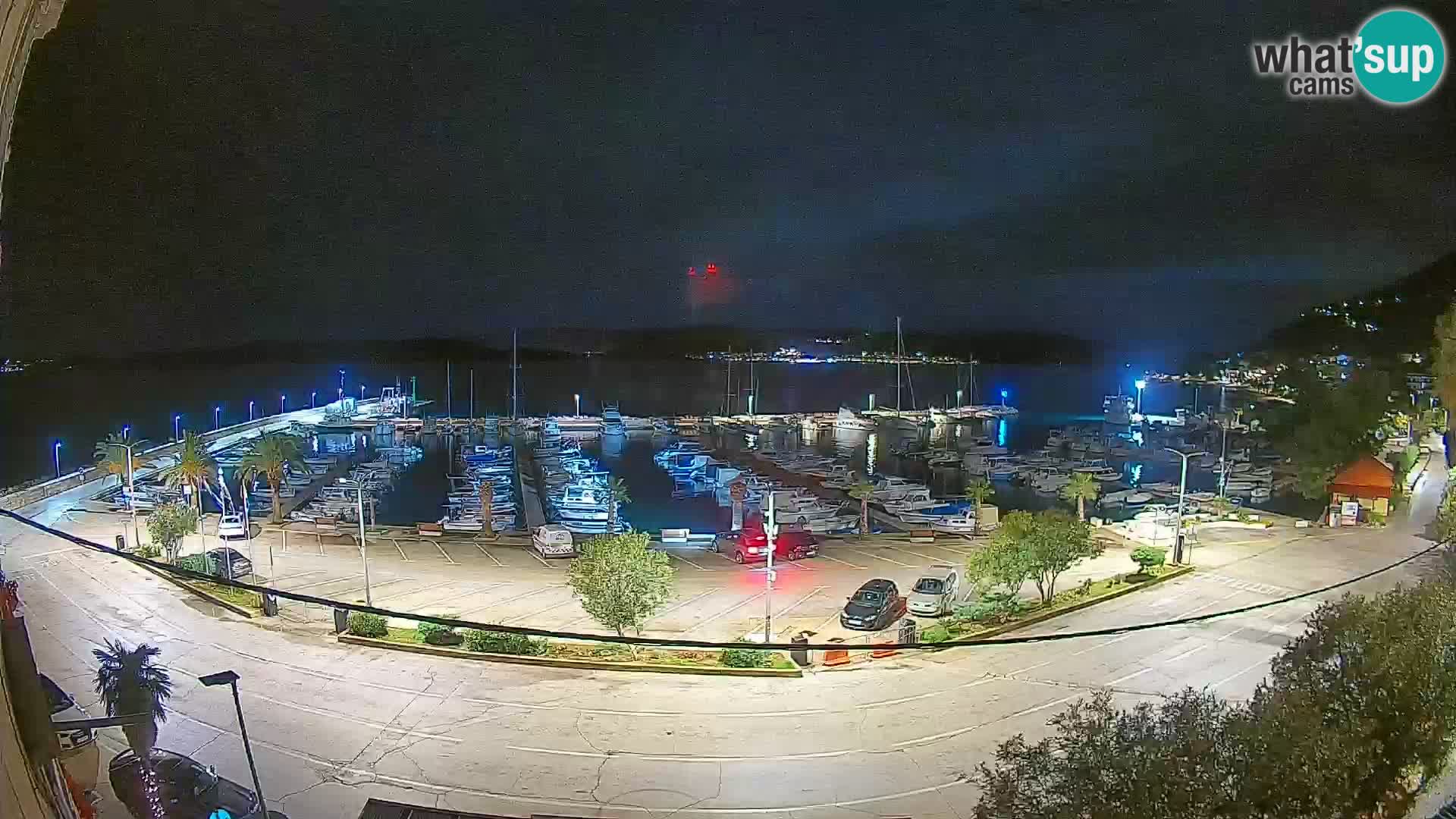 Spletna kamera Orebić Riva – Trajekt za Korčulo v živo