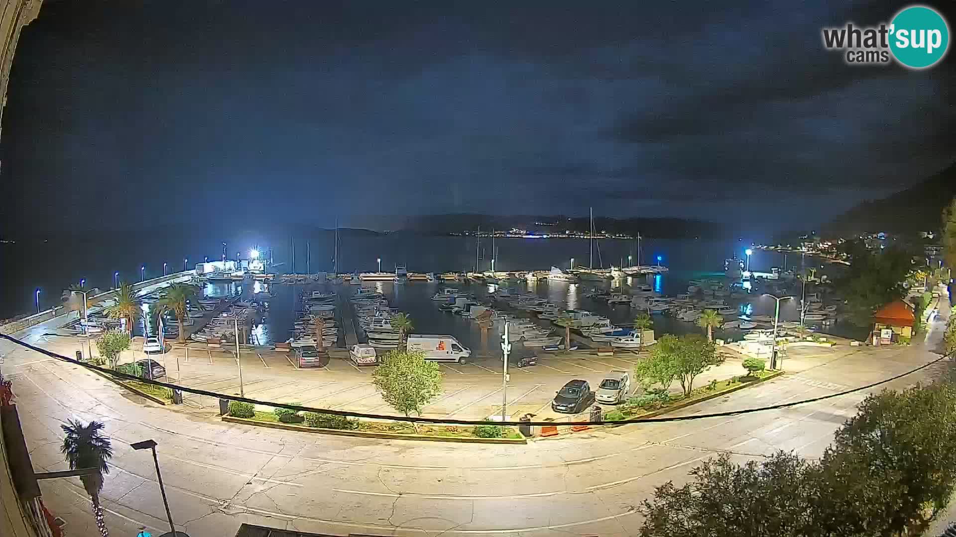 Webcam Orebić Riva – Ferry a Korčula en vivo