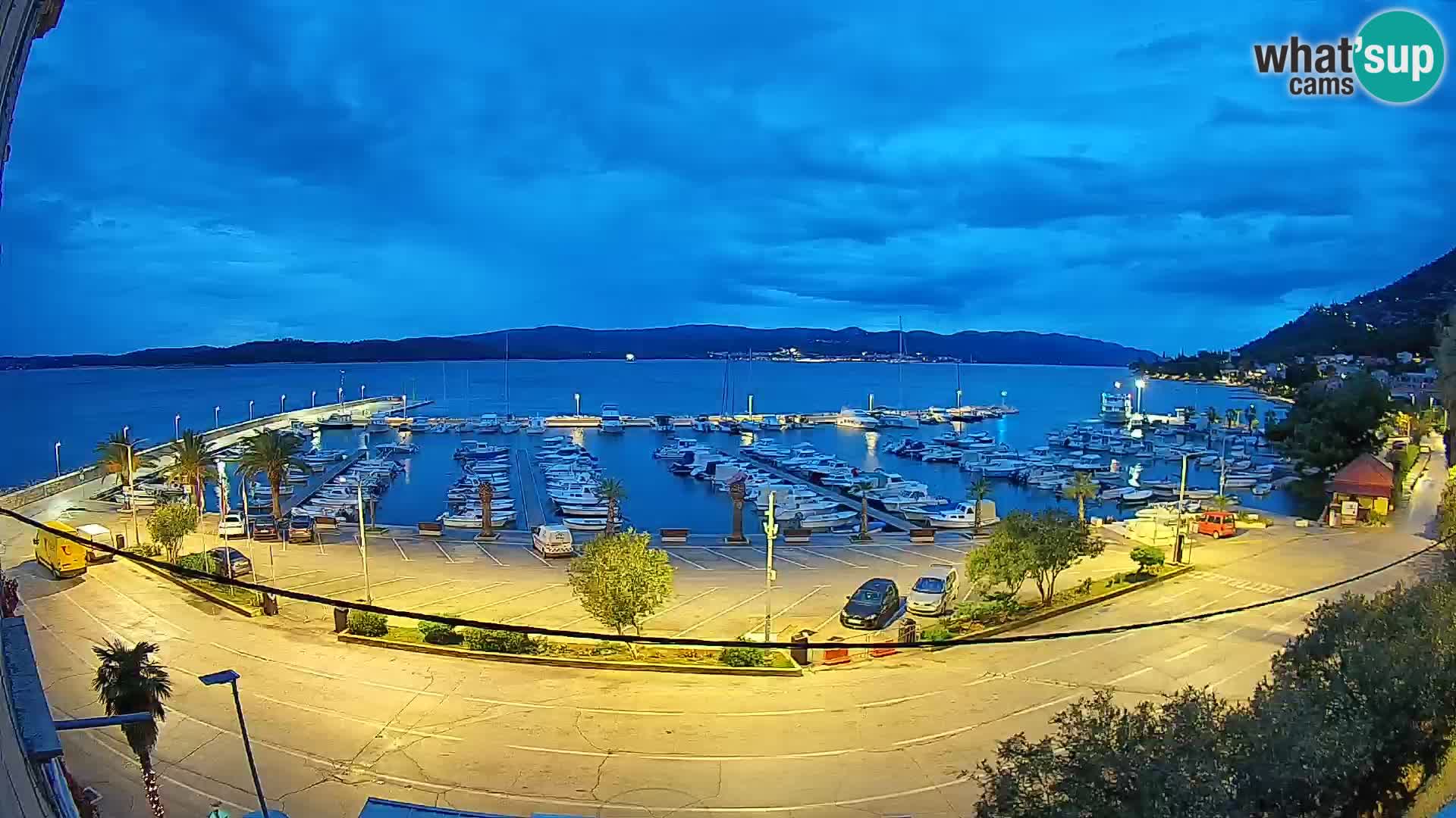 Webcam Orebić Riva – Ferry a Korčula en vivo