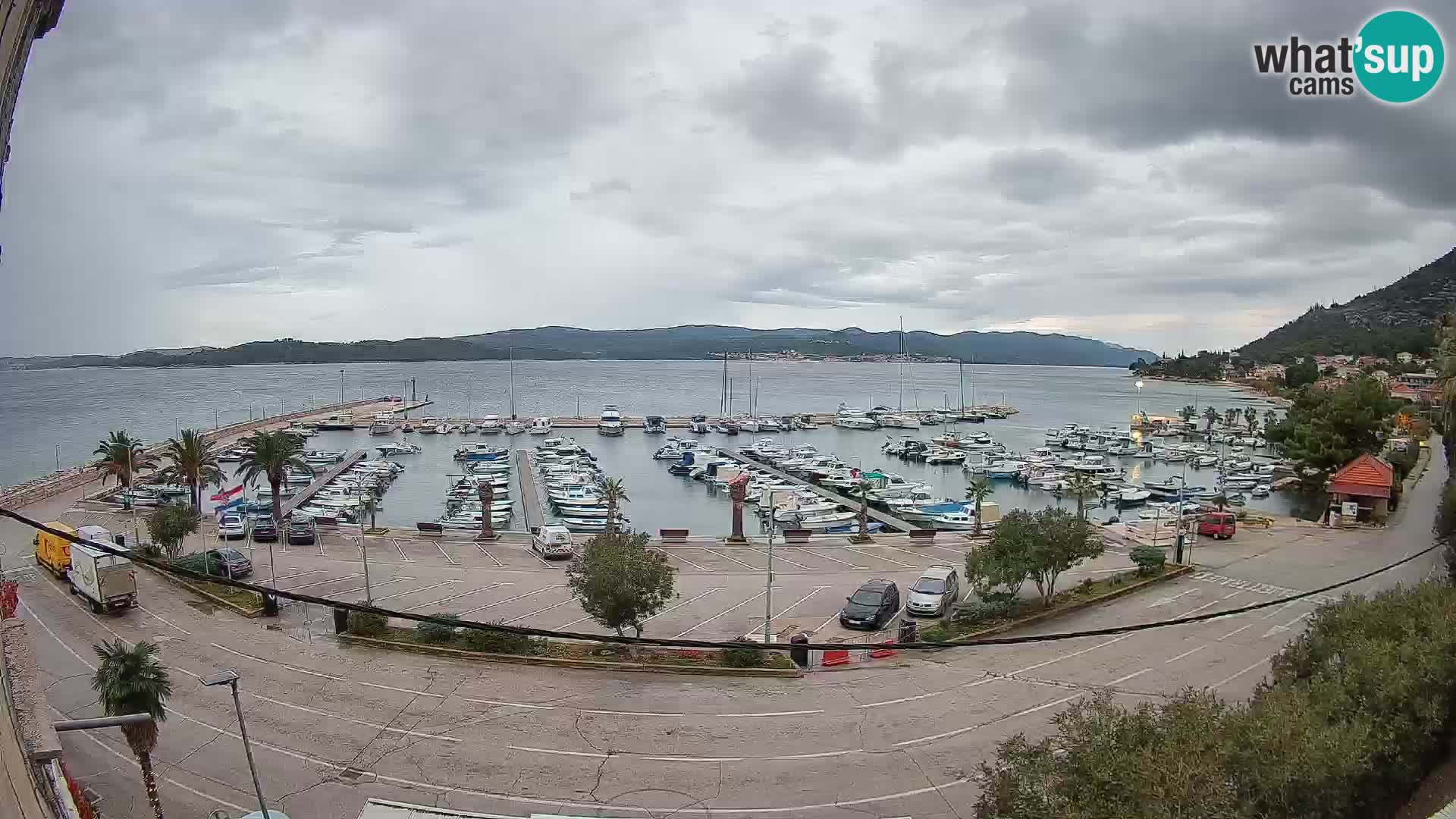 Webcam Orebić Riva – Ferry a Korčula en vivo