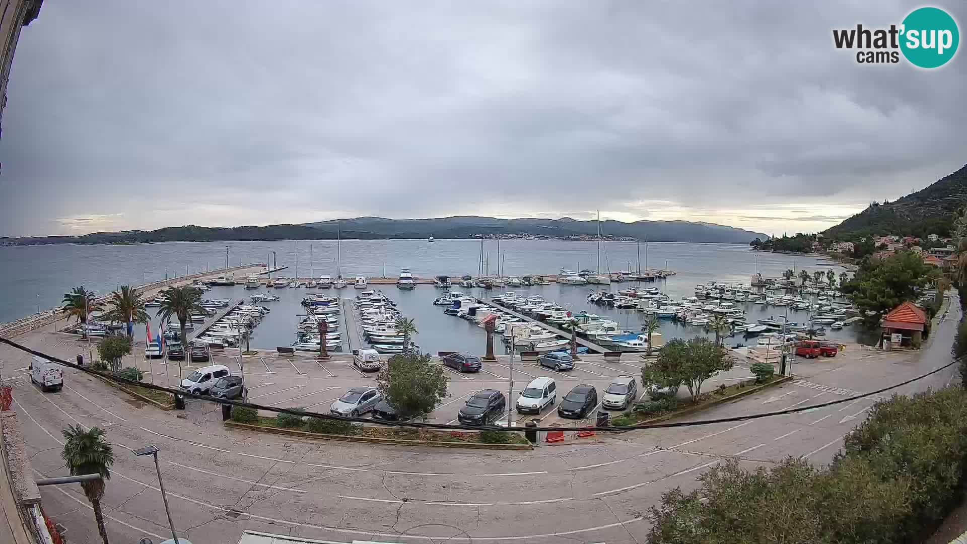 Webcam Orebić Riva – Ferry to Korčula Live