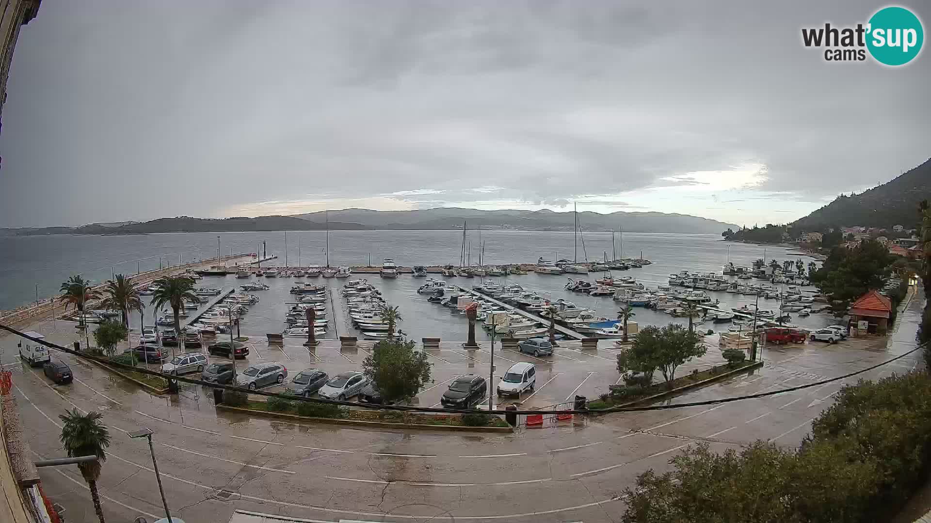Webcam Orebić Riva – Ferry vers Korčula en direct