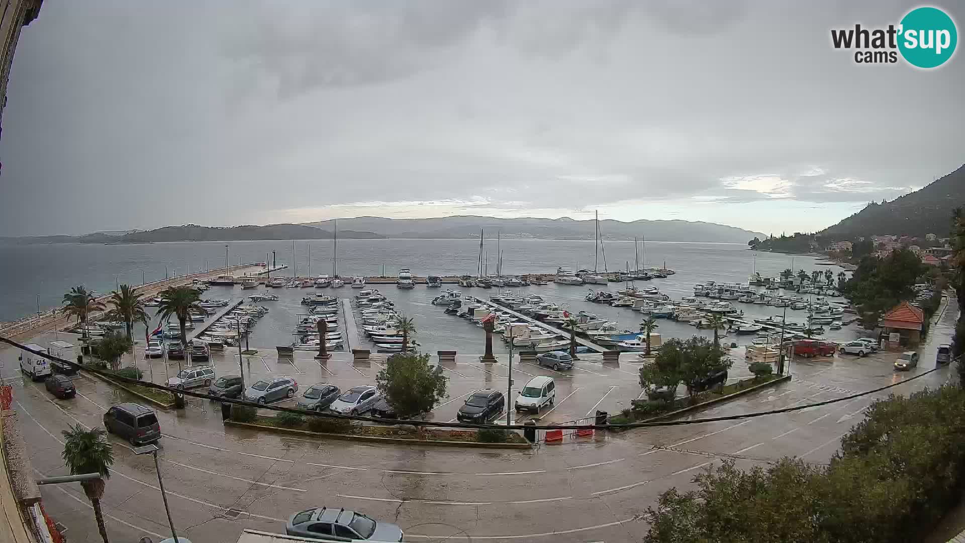Webcam Orebić Riva – Ferry to Korčula Live