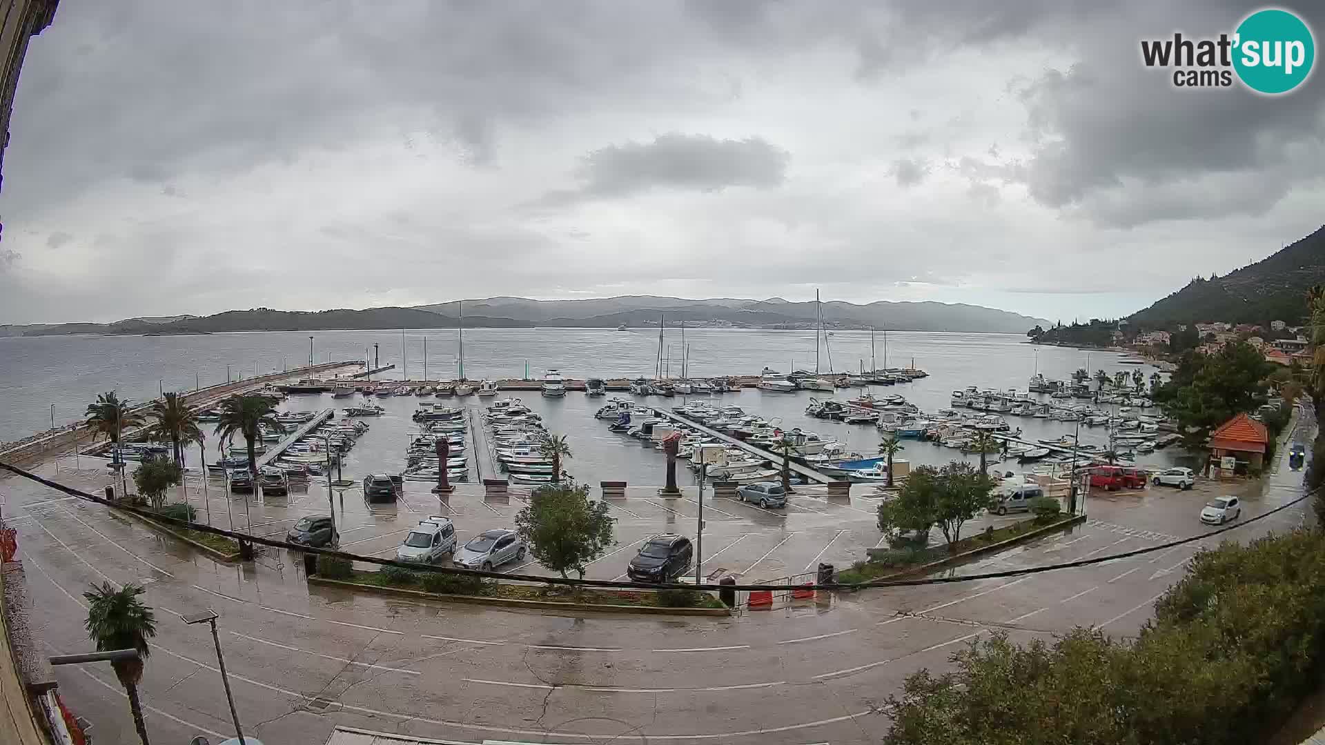 Webcam Orebić Riva – Ferry vers Korčula en direct