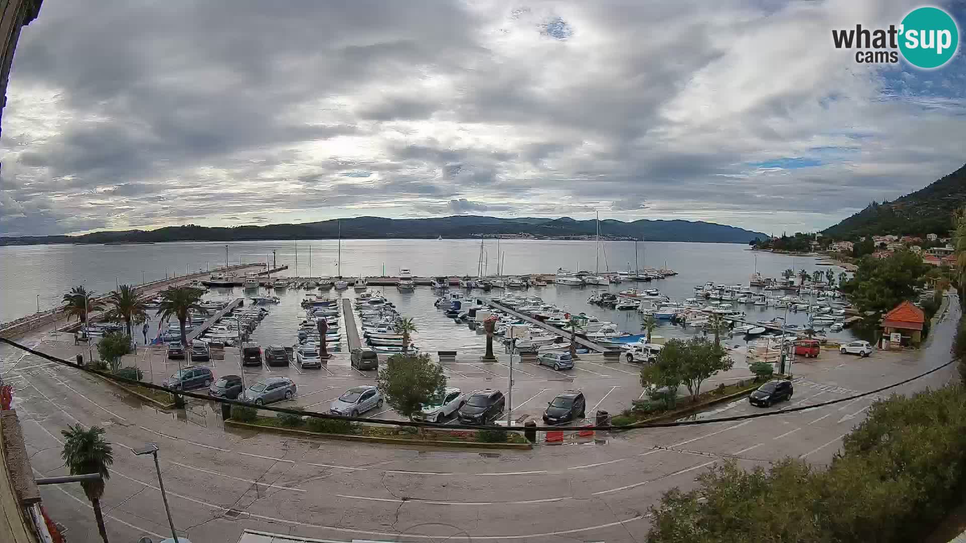 Web kamera Orebić Riva – Trajekt za Korčulu uživo