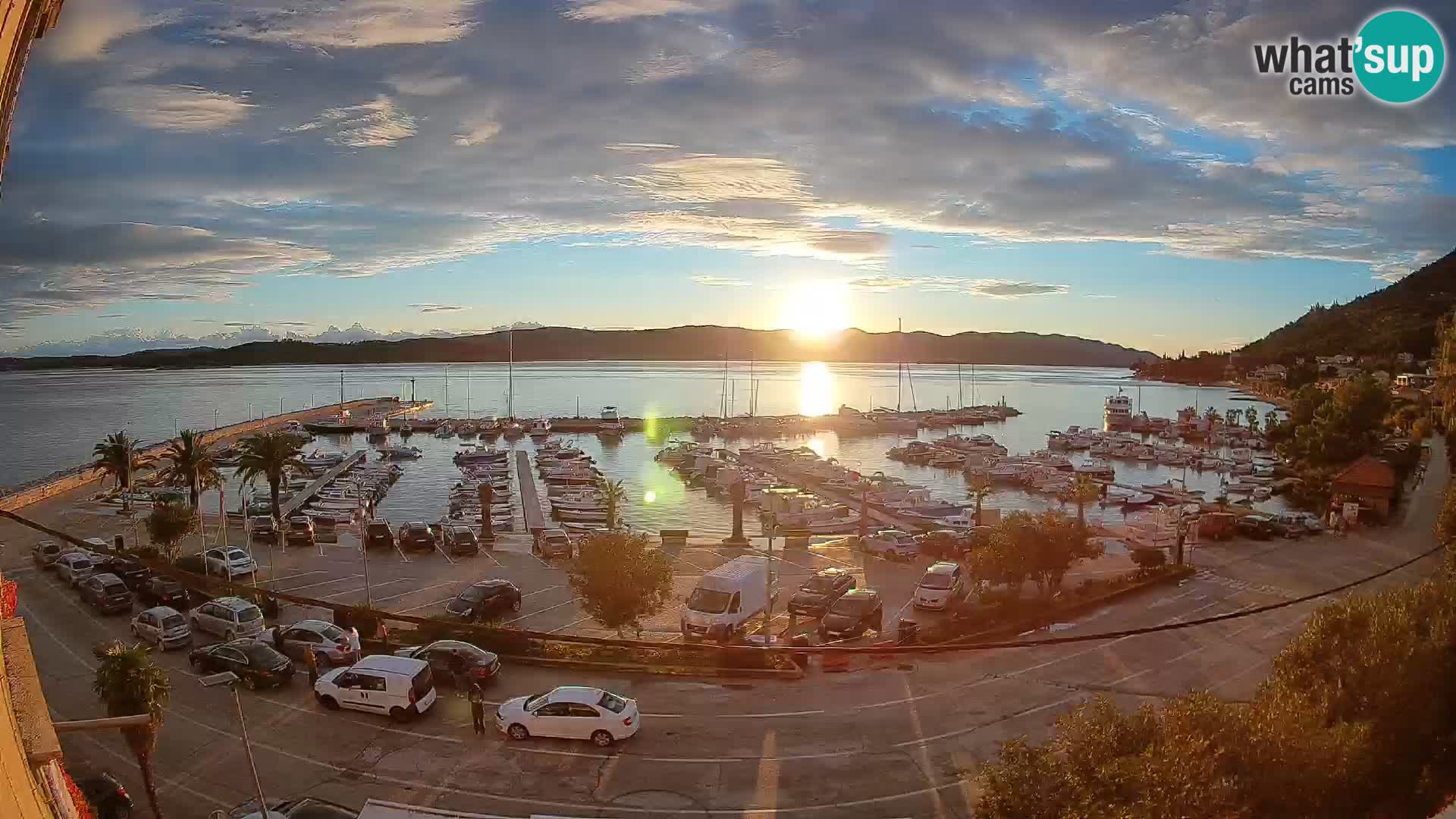 Webcam Orebić Riva – Ferry to Korčula Live