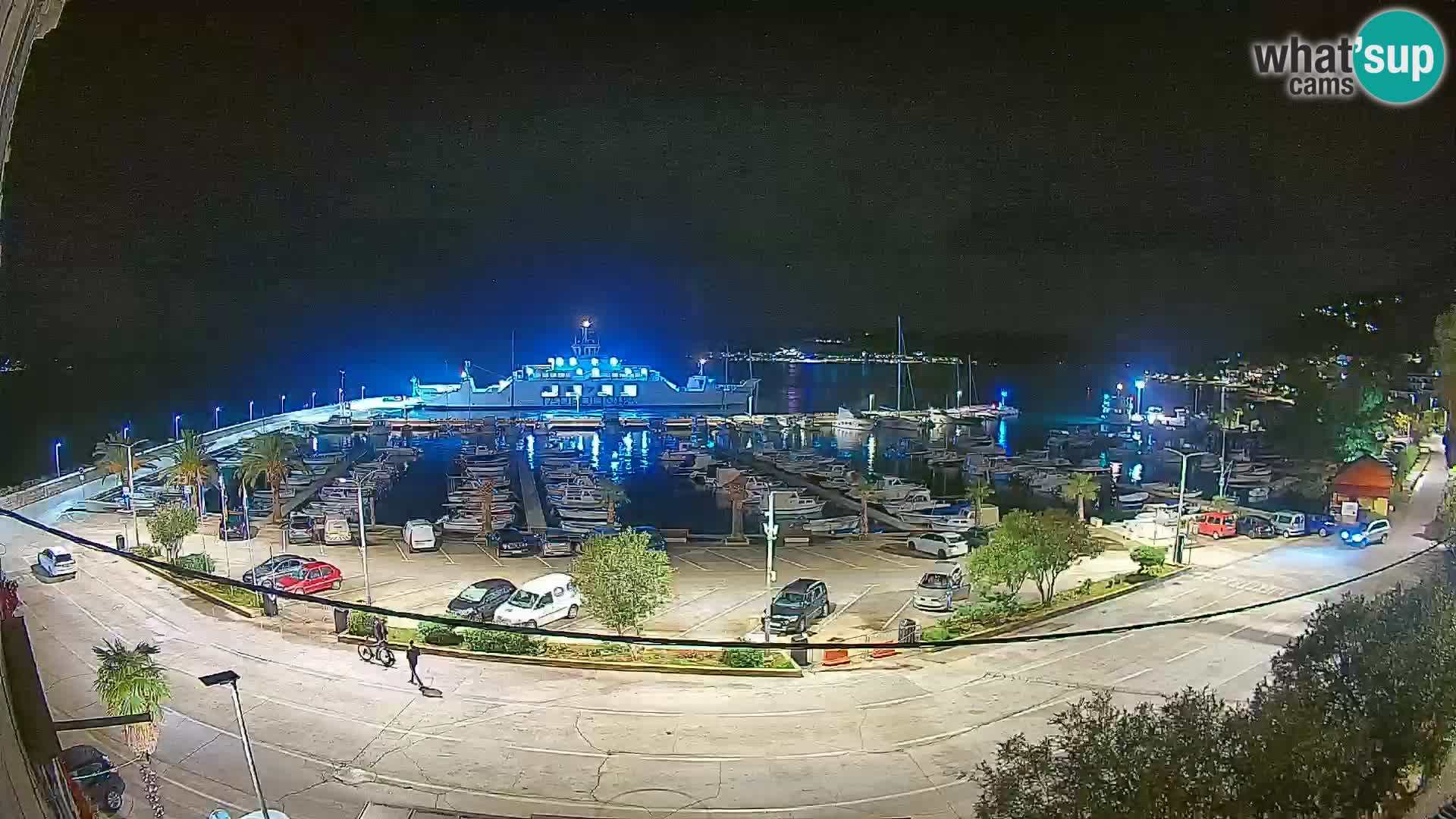 Webcam Orebić Uferpromenade – Fähre nach Korčula Live