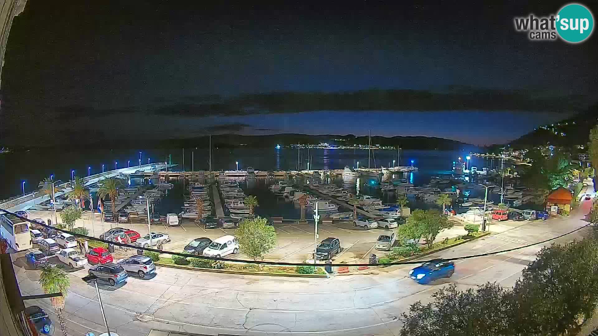 Spletna kamera Orebić Riva – Trajekt za Korčulo v živo