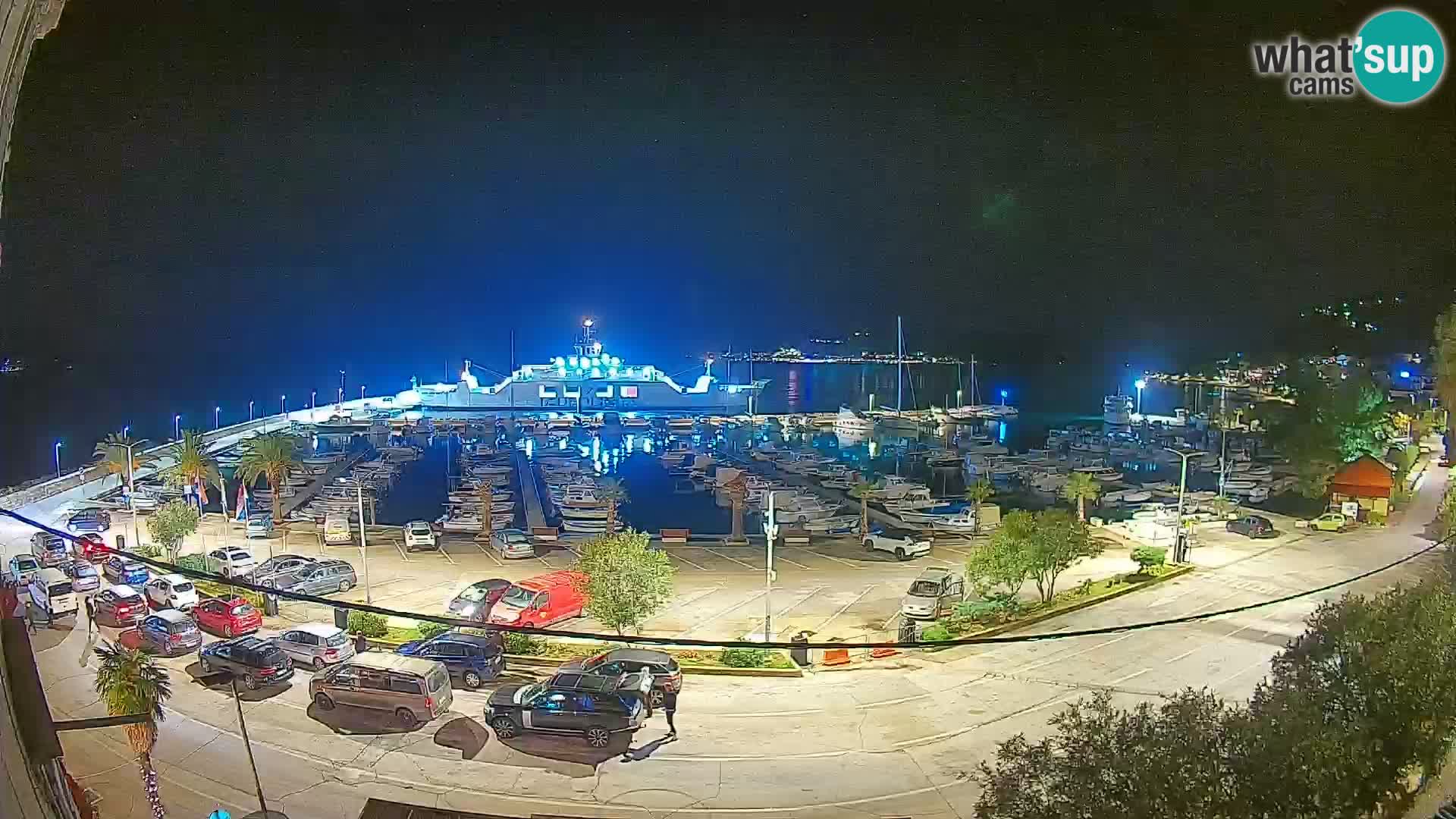 Webcam Orebić Uferpromenade – Fähre nach Korčula Live