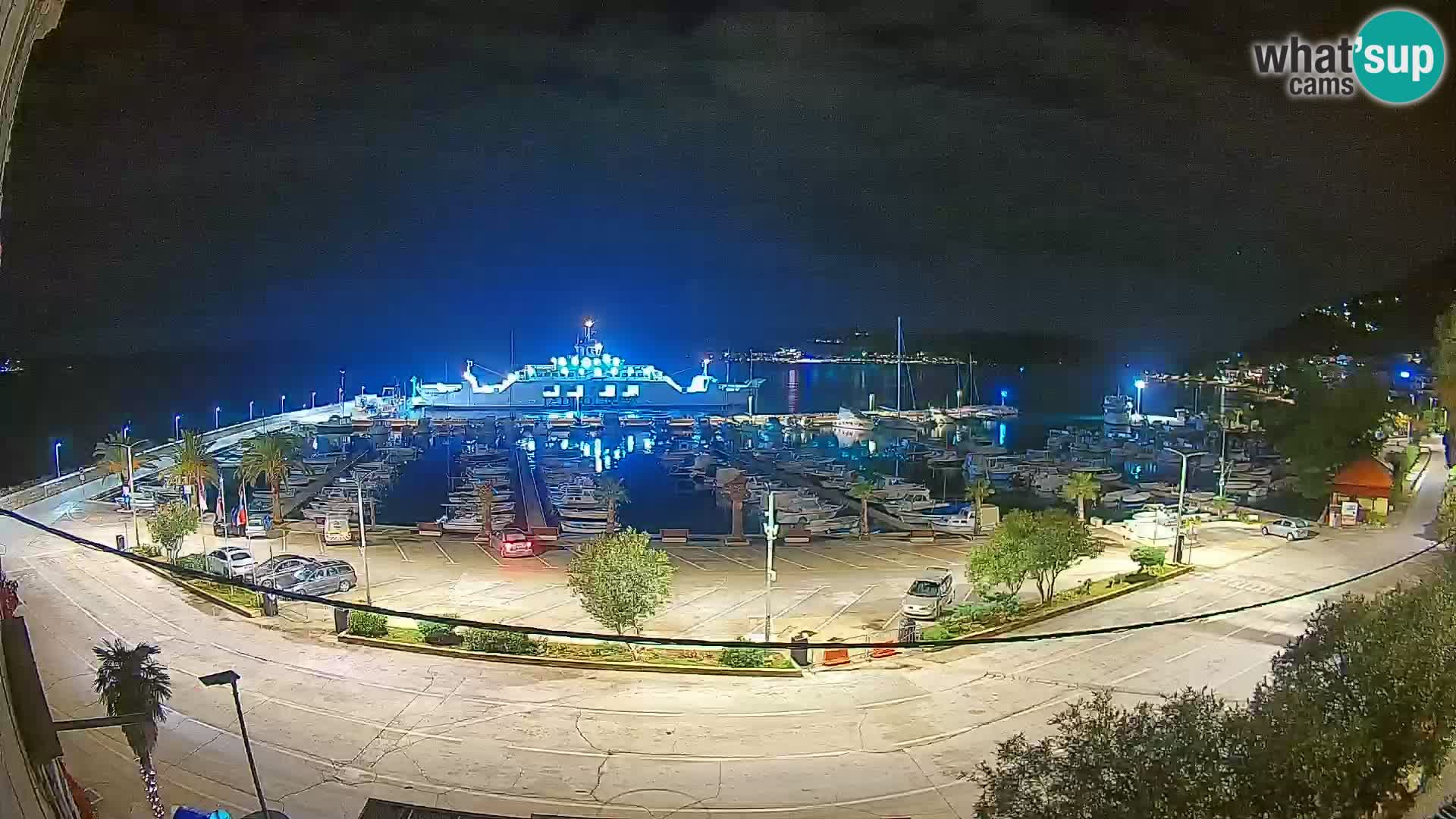 Webcam Orebić Uferpromenade – Fähre nach Korčula Live