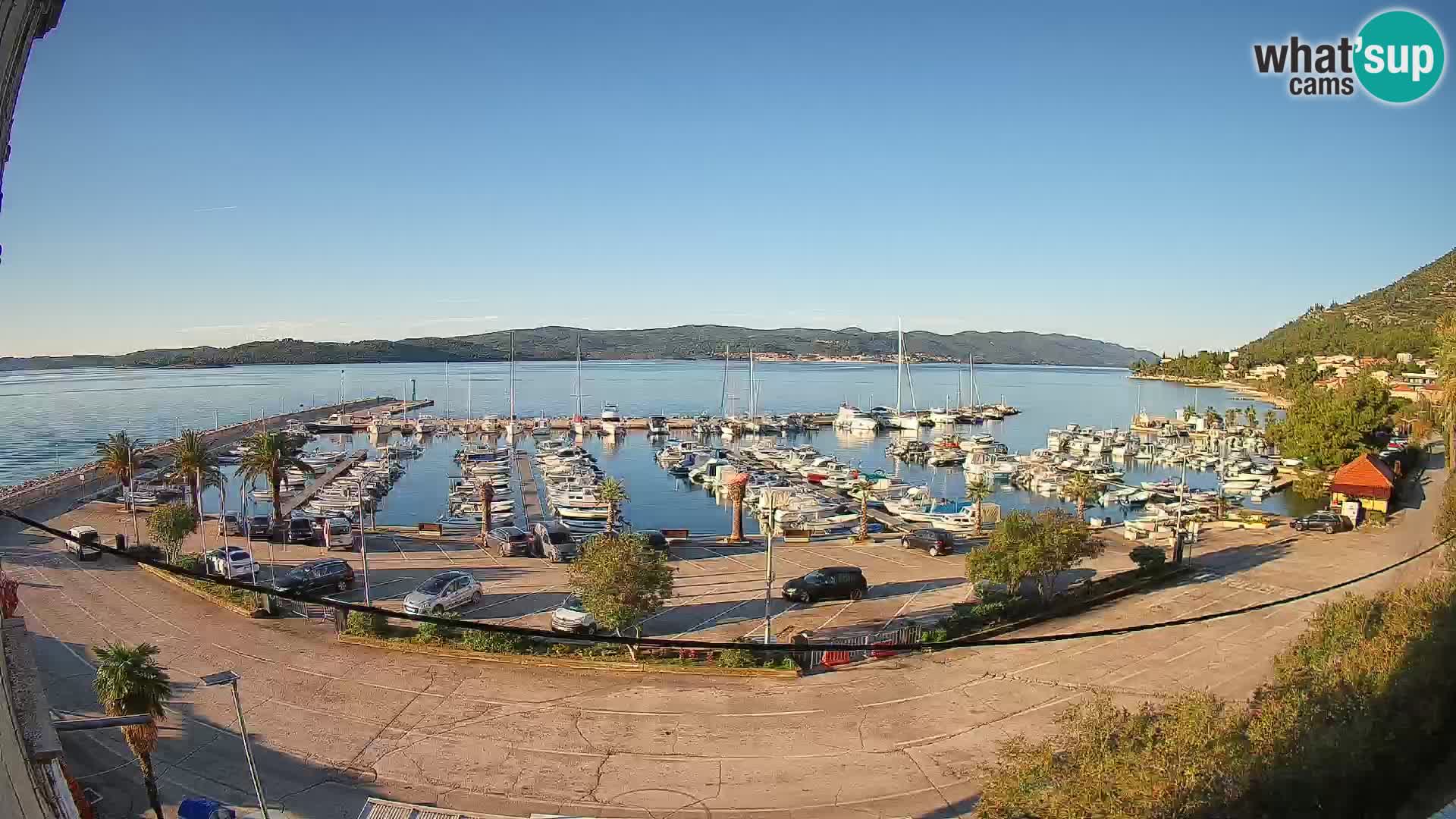Webcam Orebić Riva – Ferry vers Korčula en direct