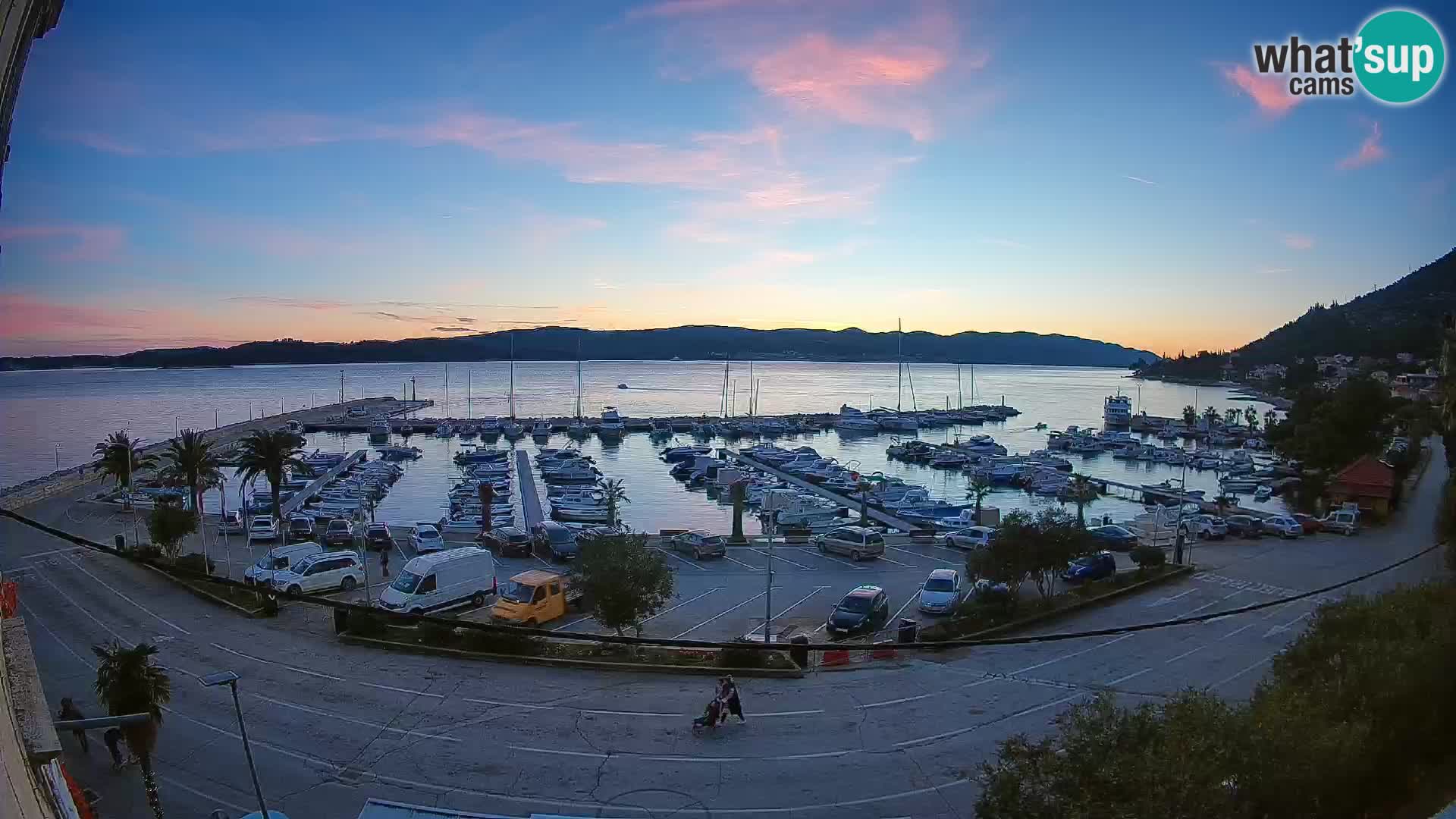 Webcam Orebić Riva – Ferry vers Korčula en direct