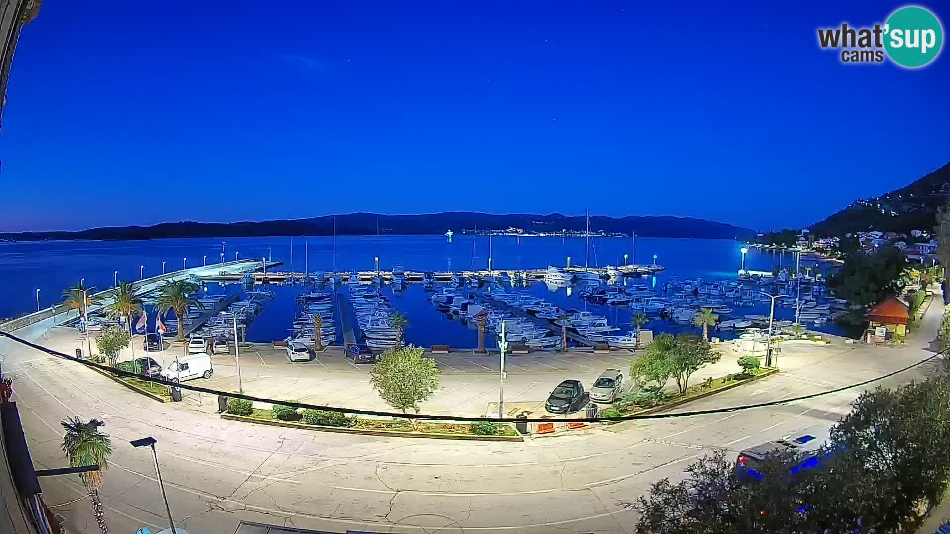 Webcam Orebić Riva – Ferry to Korčula Live