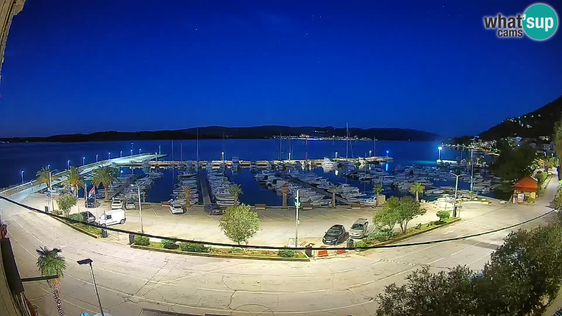 Webcam Orebić Uferpromenade – Fähre nach Korčula Live