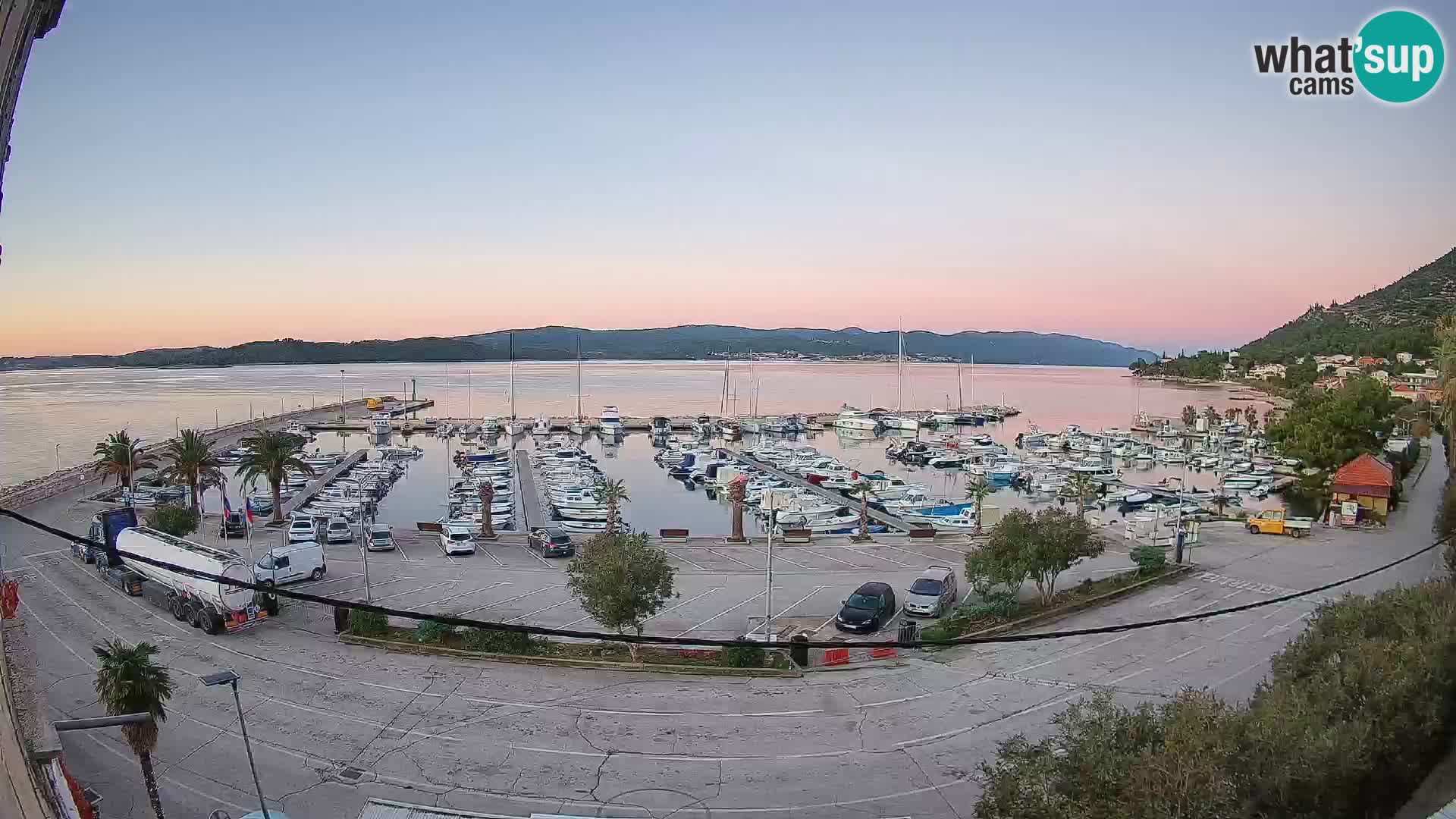 Webcam Orebić Riva – Ferry vers Korčula en direct