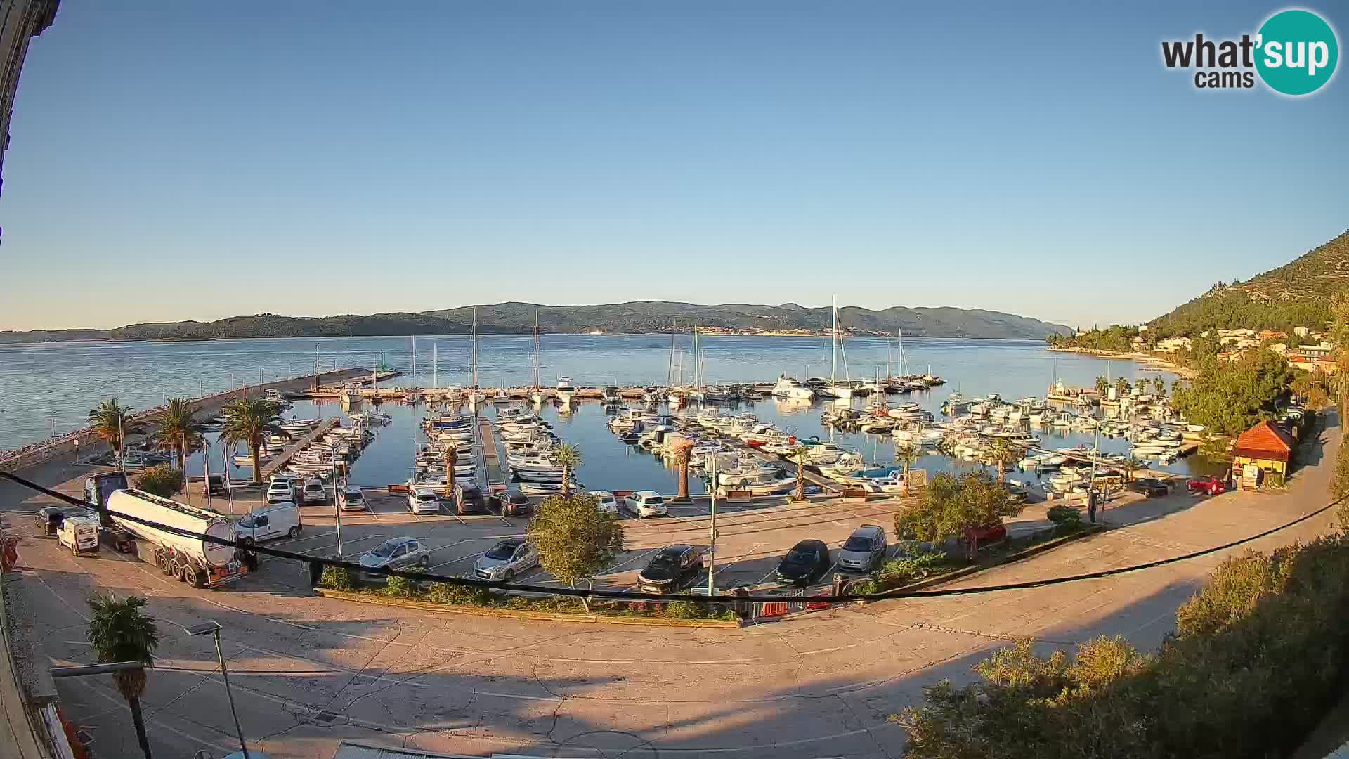 Webcam Orebić Riva – Ferry to Korčula Live