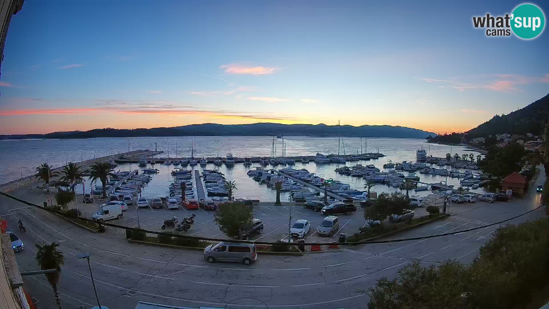 Webcam Orebić Riva – Ferry to Korčula Live