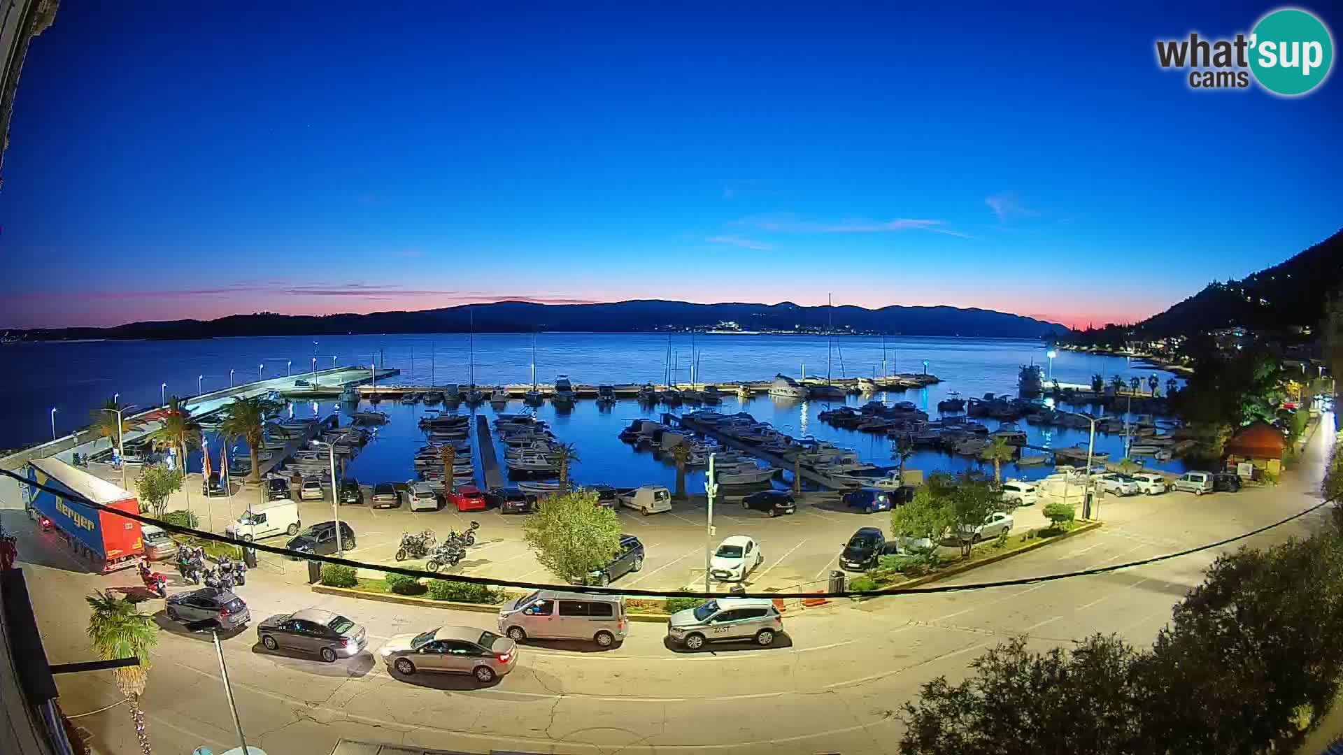 Webcam Orebić Riva – Ferry vers Korčula en direct