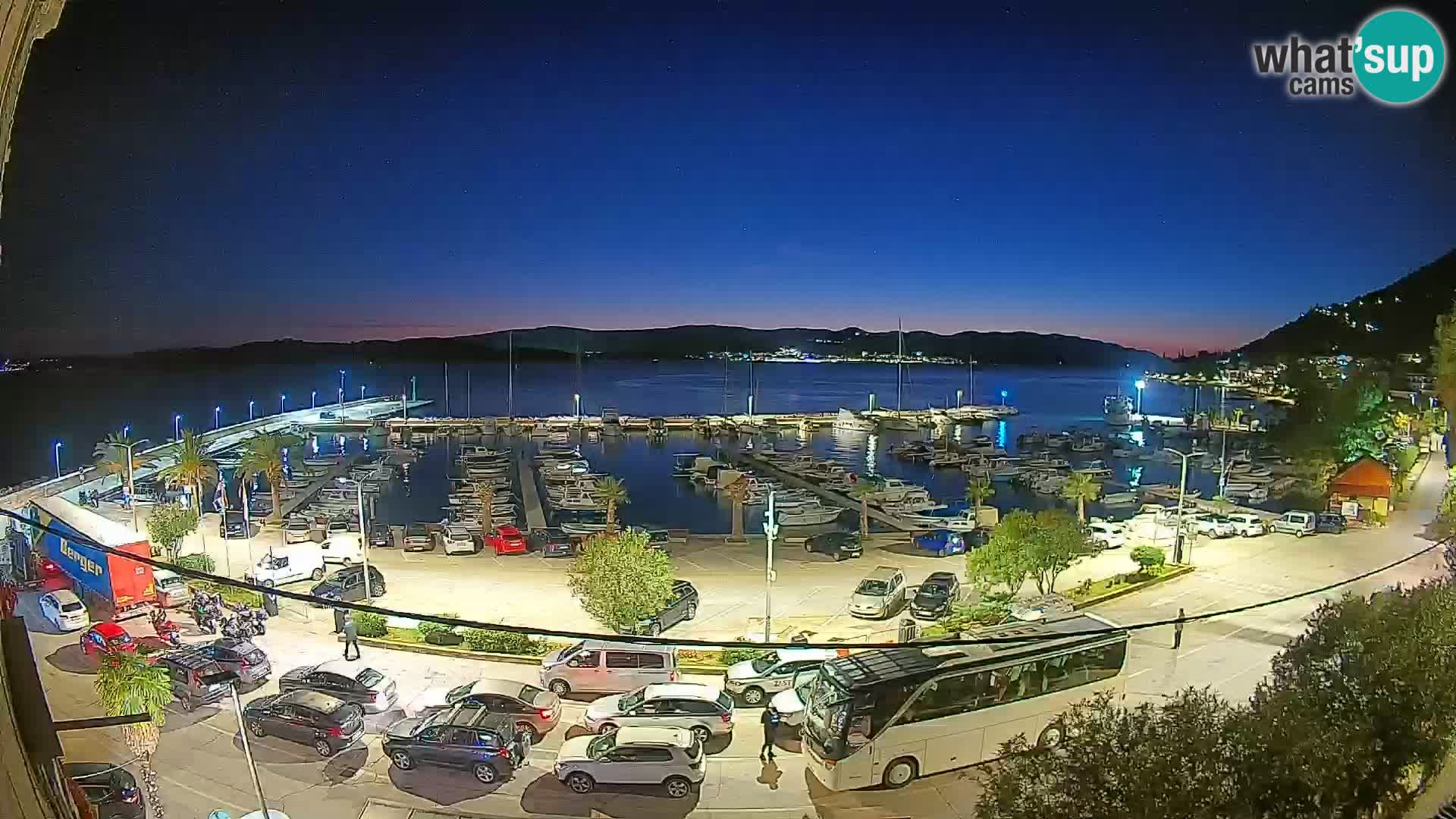 Webcam Orebić Uferpromenade – Fähre nach Korčula Live