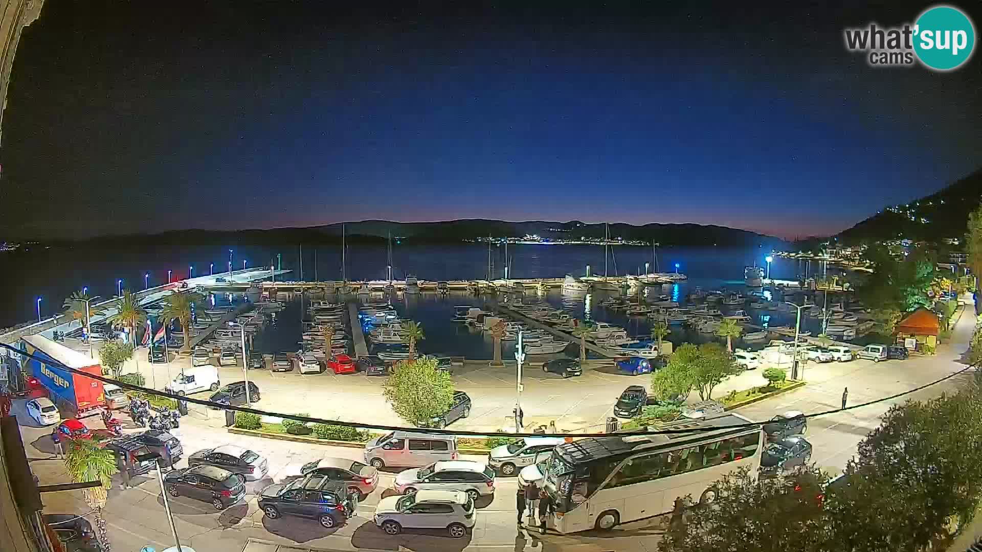 Webcam Orebić Riva – Ferry to Korčula Live