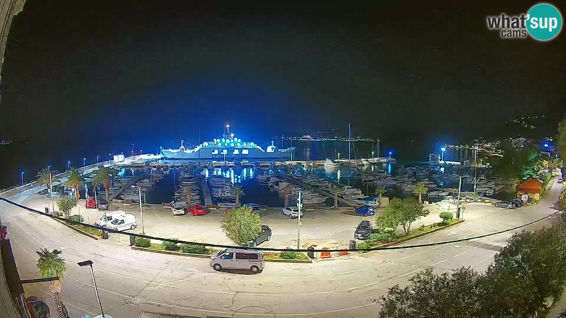 Webcam Orebić Riva – Ferry to Korčula Live